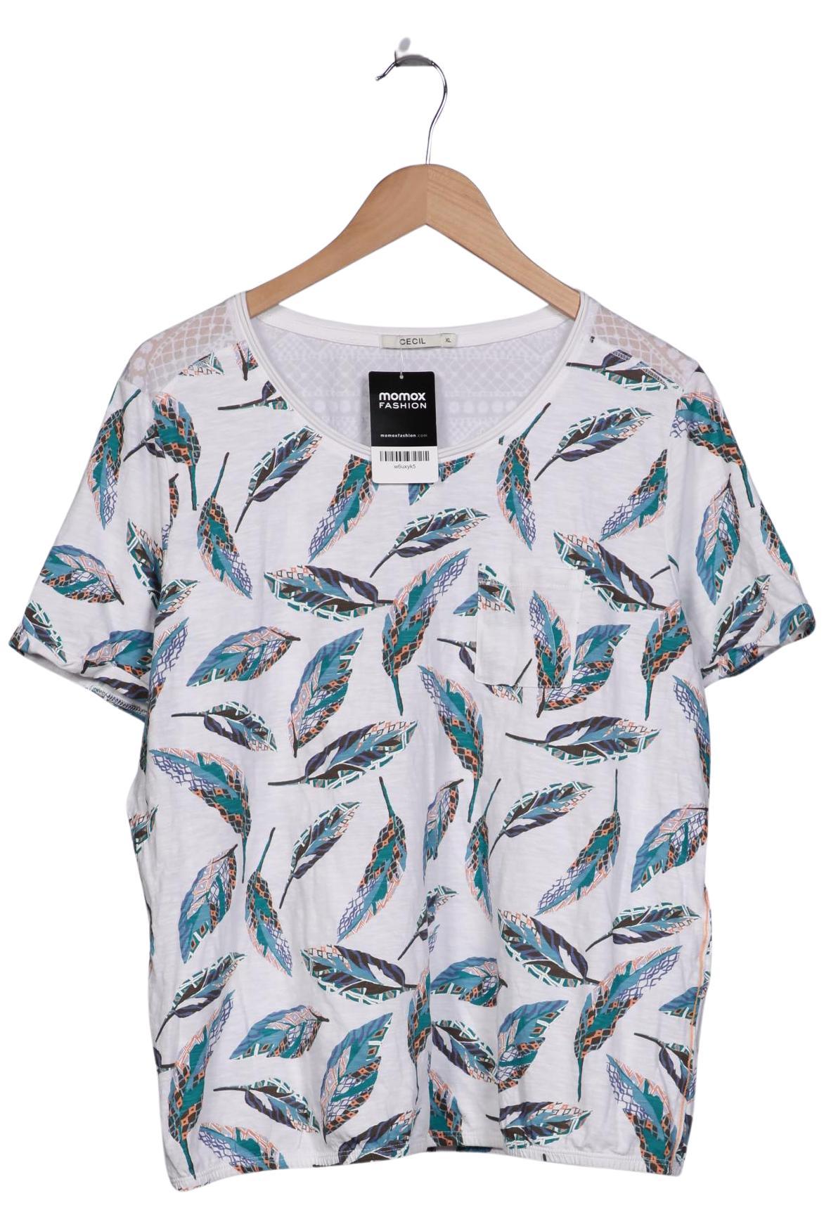

Cecil Damen T-Shirt, weiß, Gr. 44