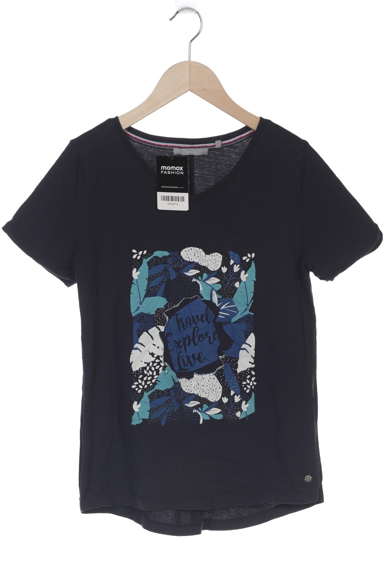 

Cecil Damen T-Shirt, marineblau, Gr. 38