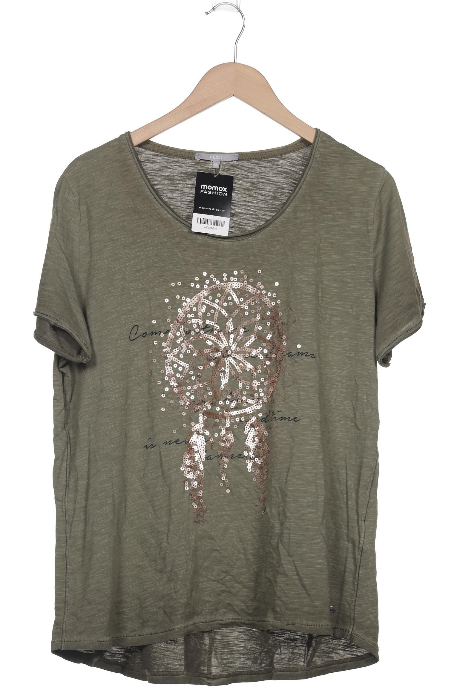 

Cecil Damen T-Shirt, grün, Gr. 46