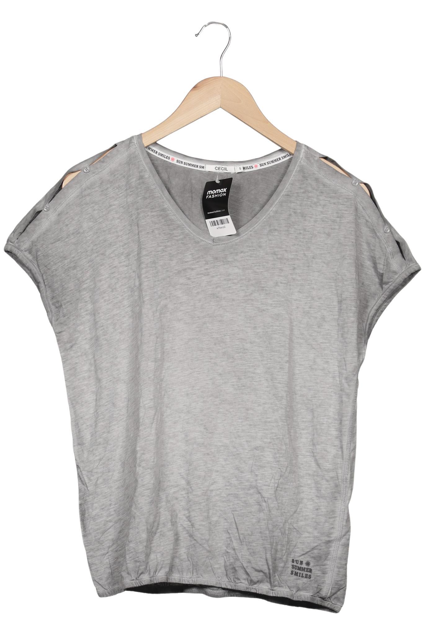 

Cecil Damen T-Shirt, grau, Gr. 36