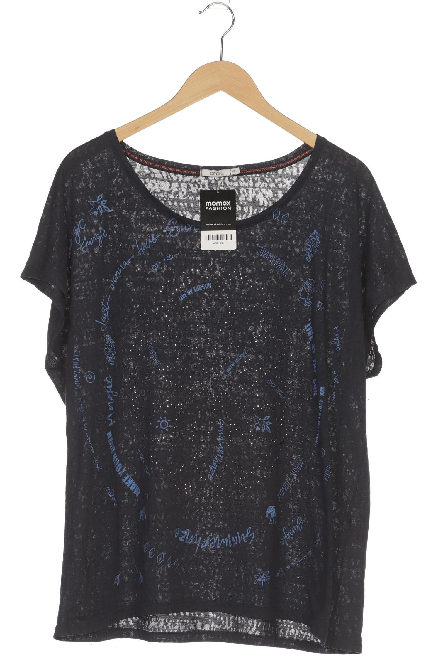 

Cecil Damen T-Shirt, marineblau, Gr. 46