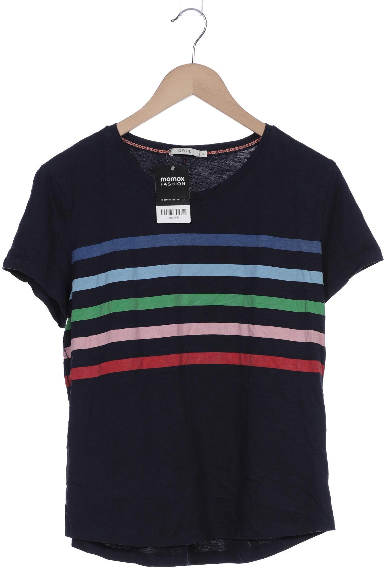 

CECIL Damen T-Shirt, marineblau