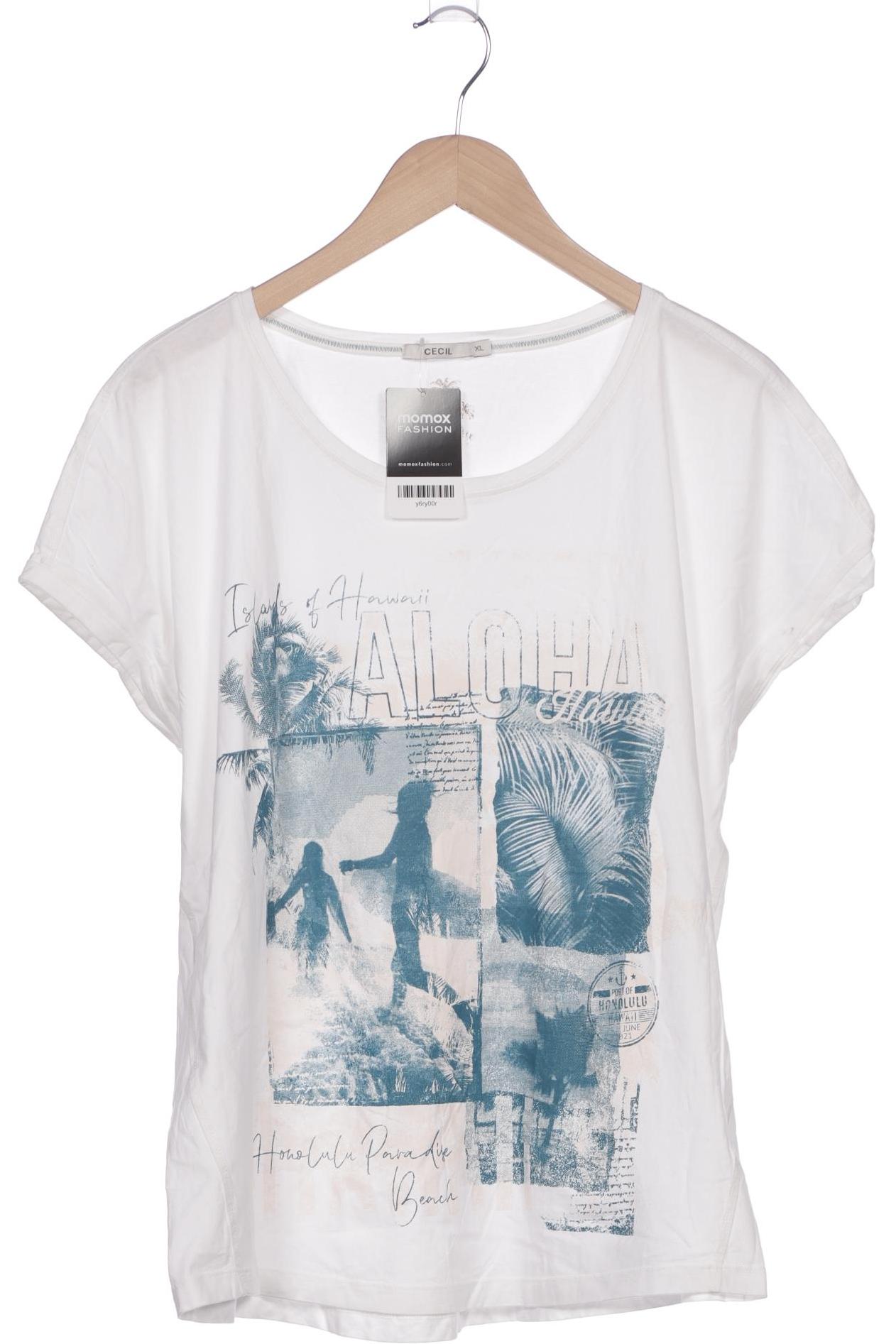 

Cecil Damen T-Shirt, weiß, Gr. 44