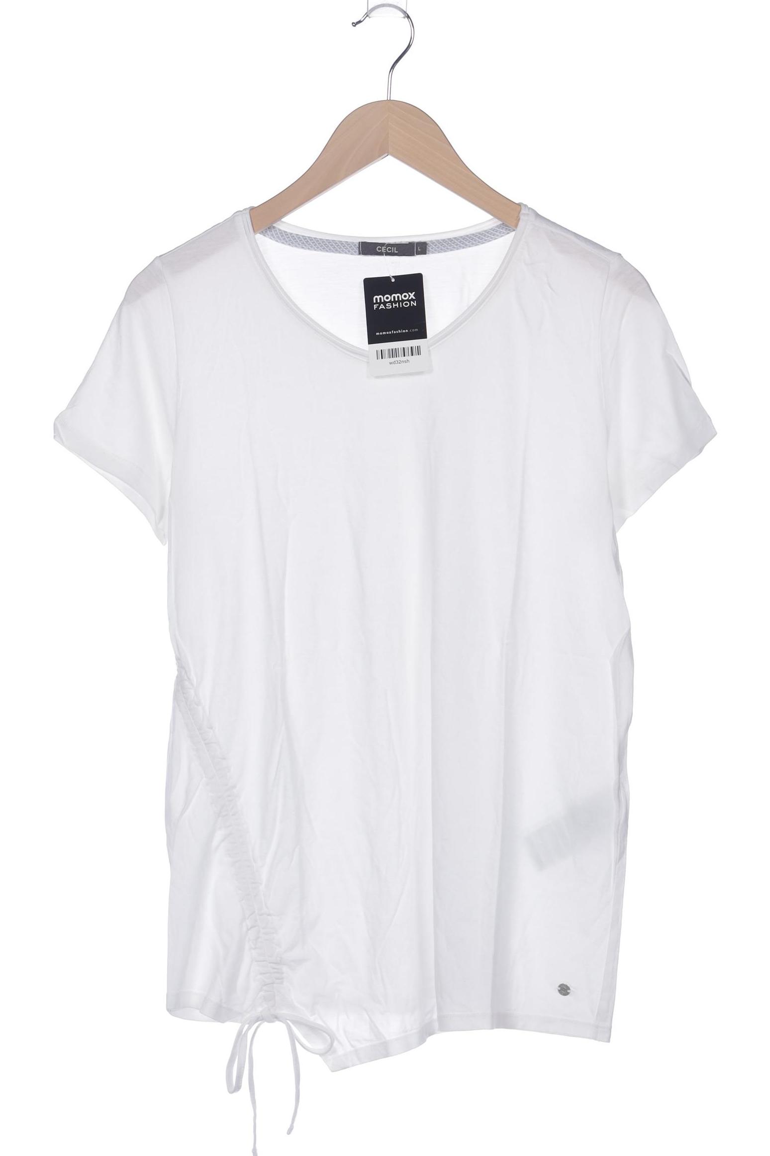 

Cecil Damen T-Shirt, weiß, Gr. 42