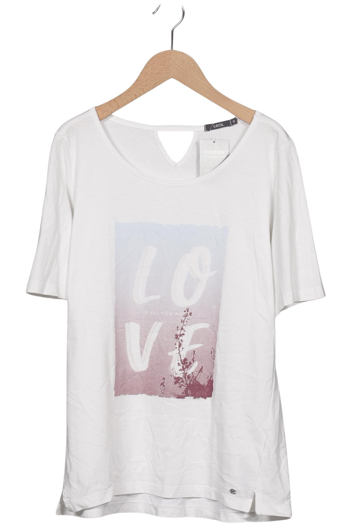 

Cecil Damen T-Shirt, weiß, Gr. 38