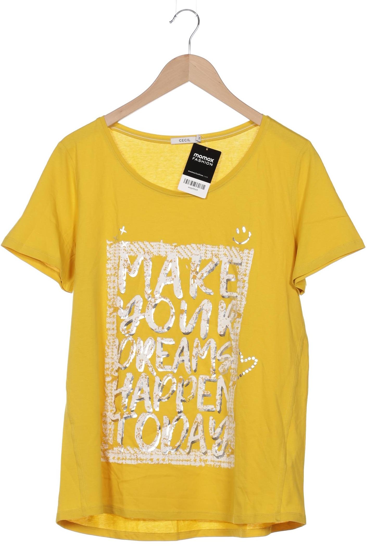 

Cecil Damen T-Shirt, gelb, Gr. 44