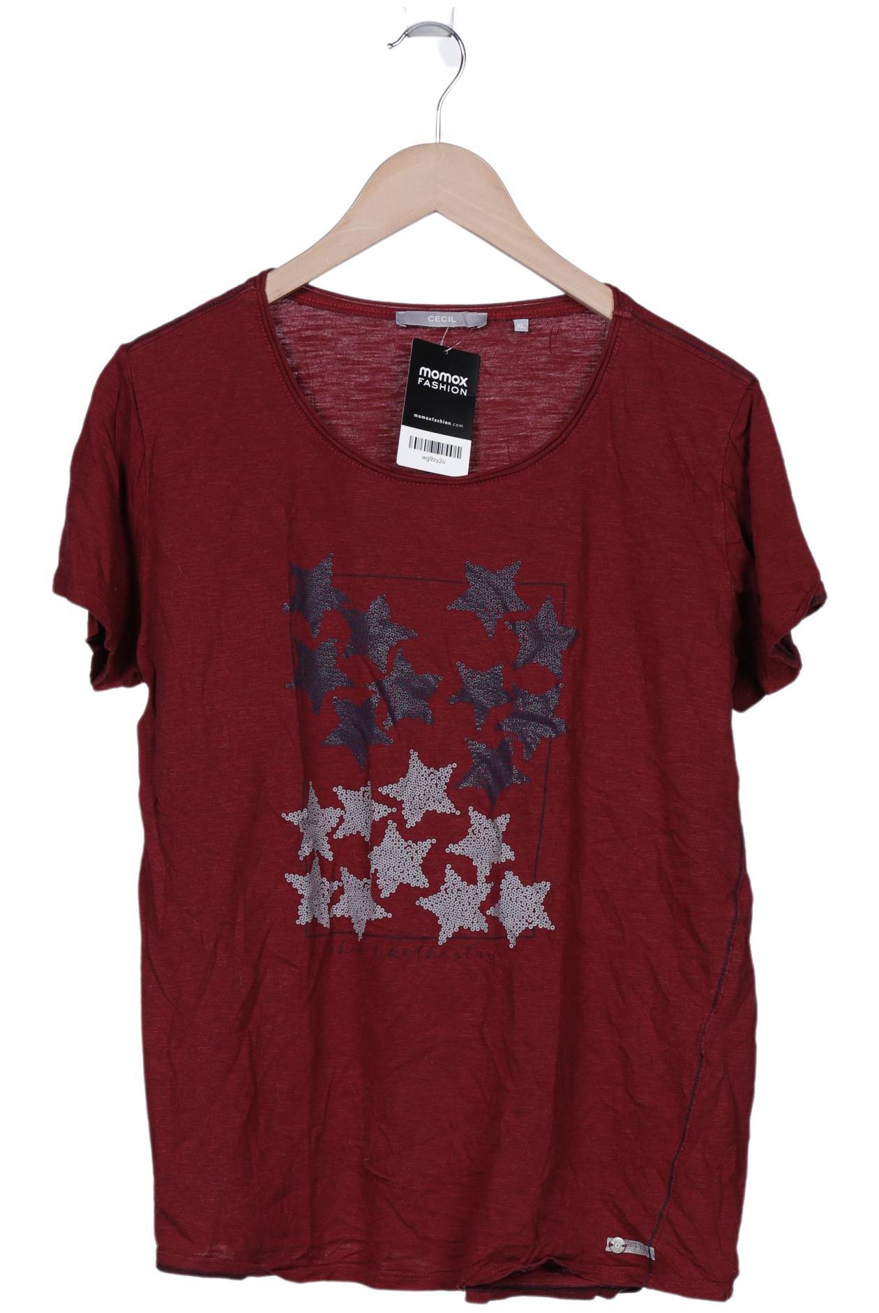 

Cecil Damen T-Shirt, bordeaux, Gr. 44