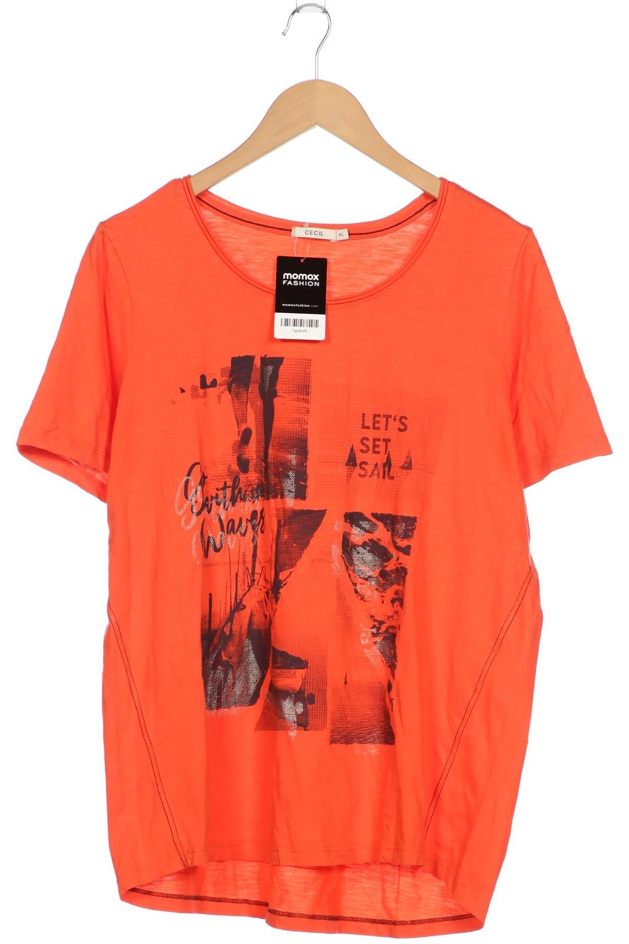 

Cecil Damen T-Shirt, orange, Gr. 44