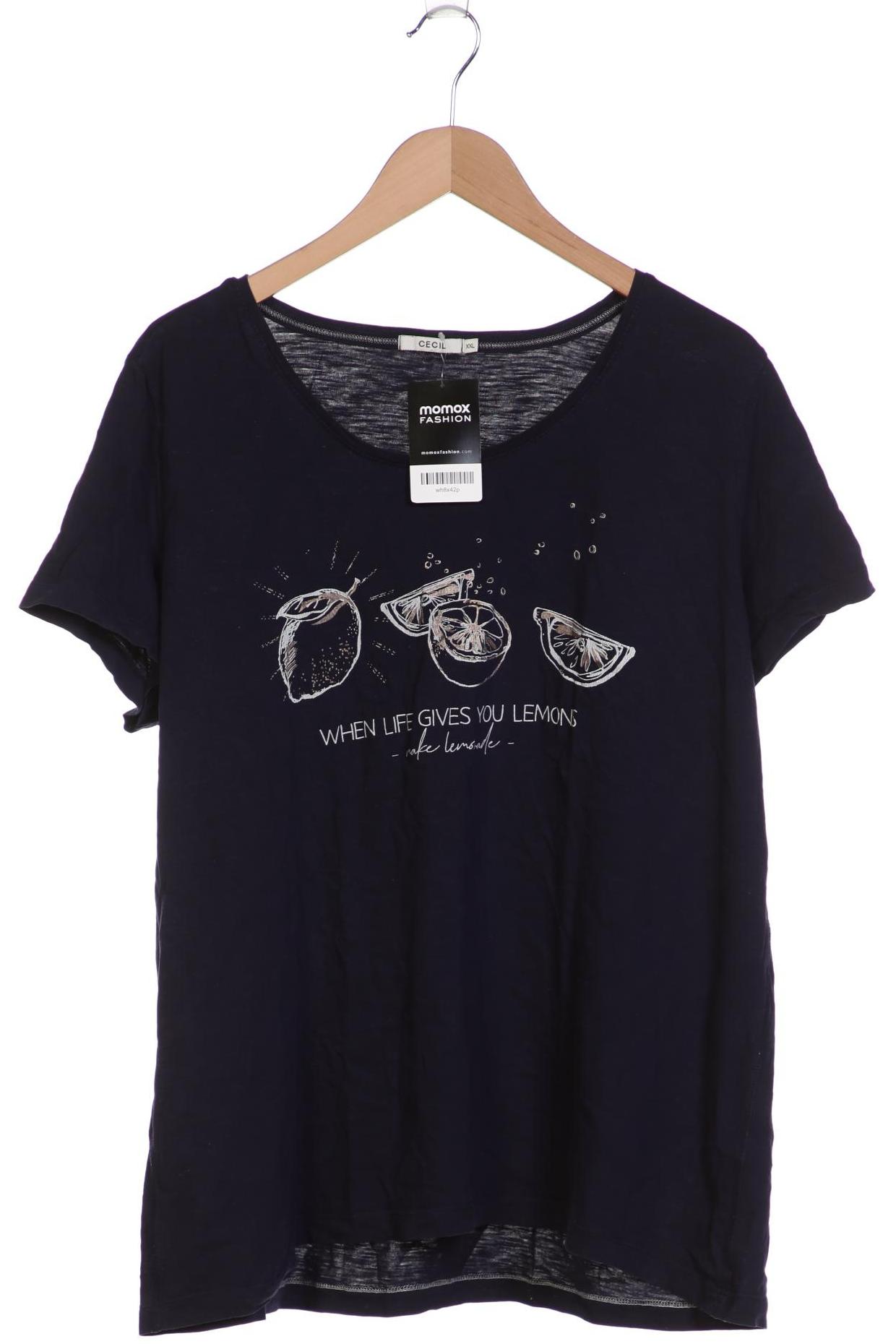 

Cecil Damen T-Shirt, marineblau, Gr. 46