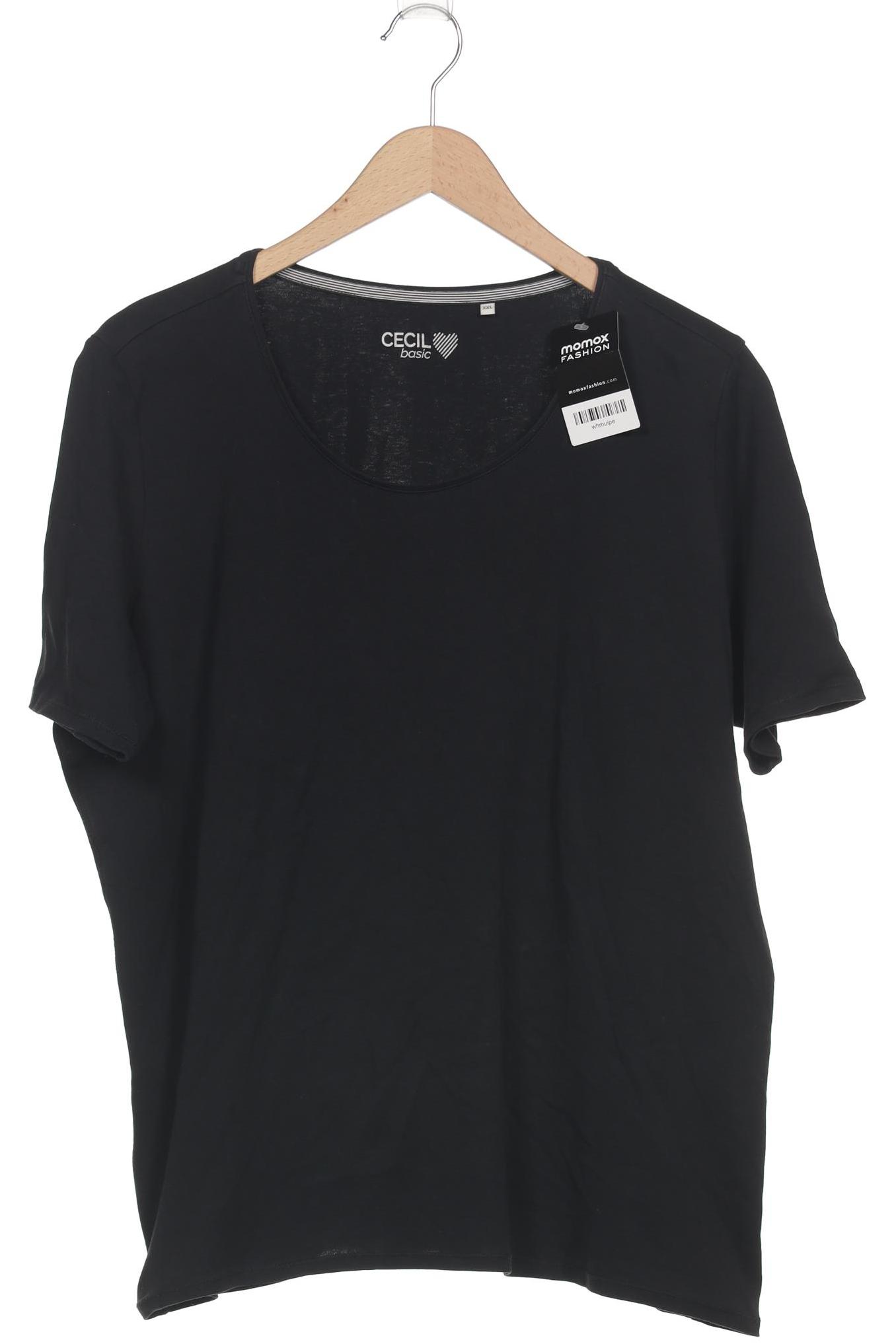 

Cecil Damen T-Shirt, schwarz, Gr. 46