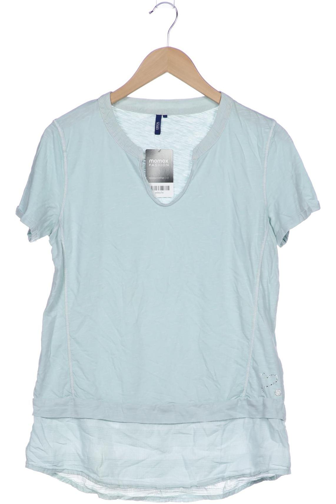 

Cecil Damen T-Shirt, hellgrün, Gr. 38