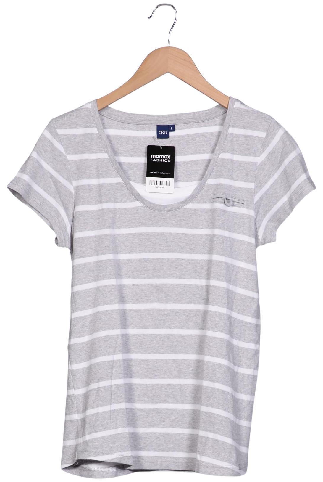 

Cecil Damen T-Shirt, grau, Gr. 42