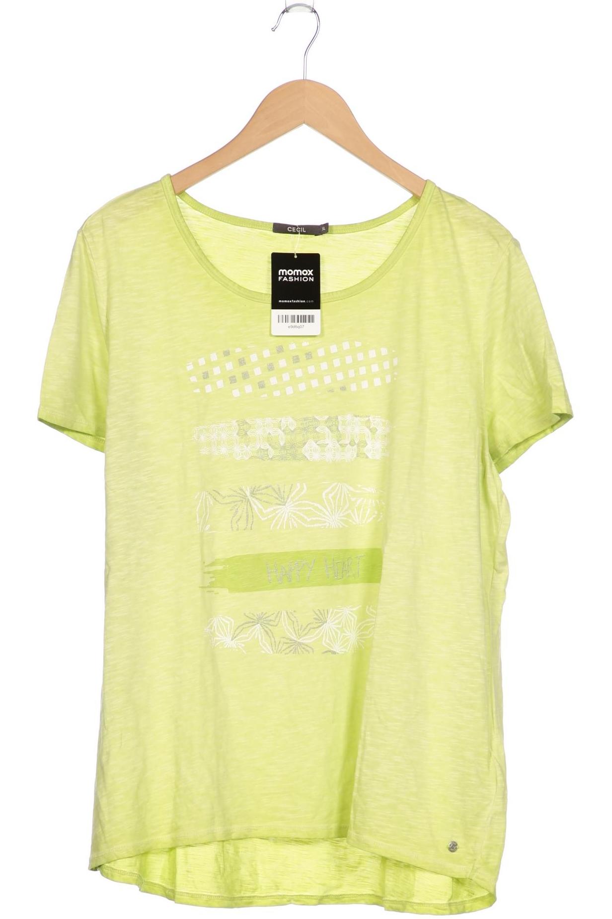 

Cecil Damen T-Shirt, hellgrün, Gr. 44