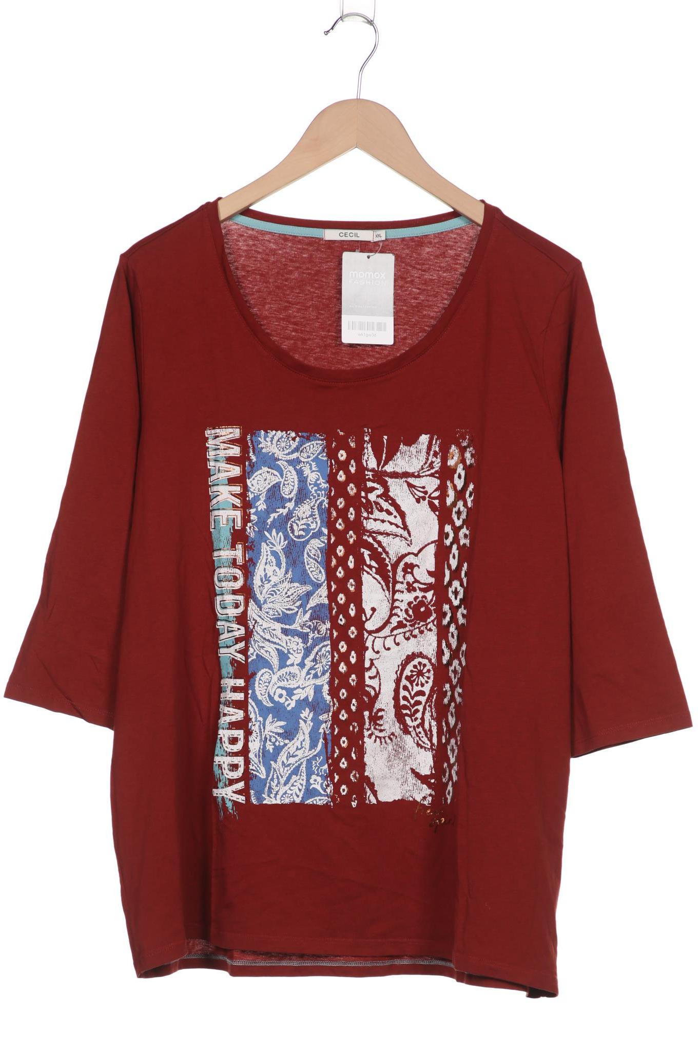 

CECIL Damen T-Shirt, bordeaux