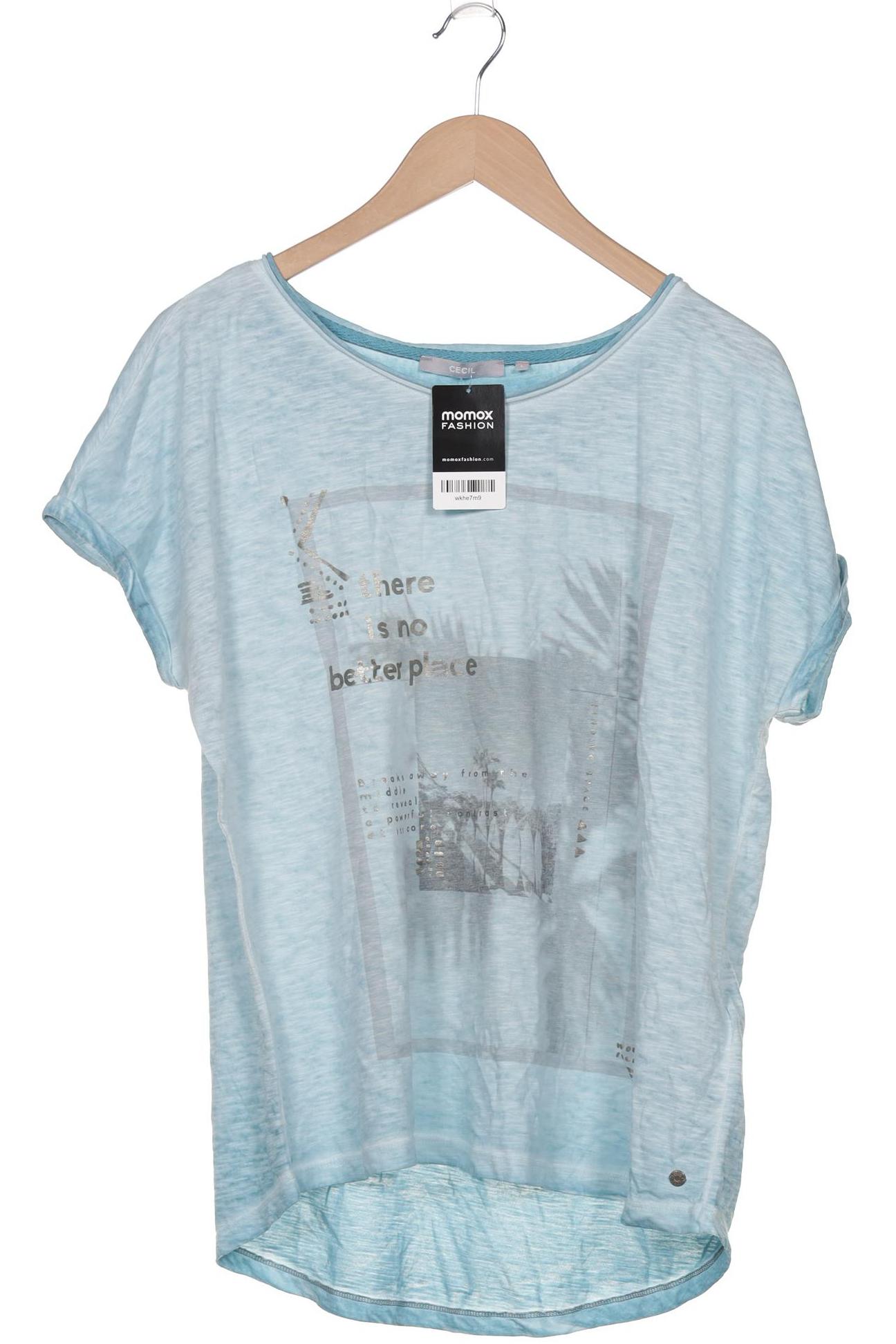 

Cecil Damen T-Shirt, hellblau, Gr. 42