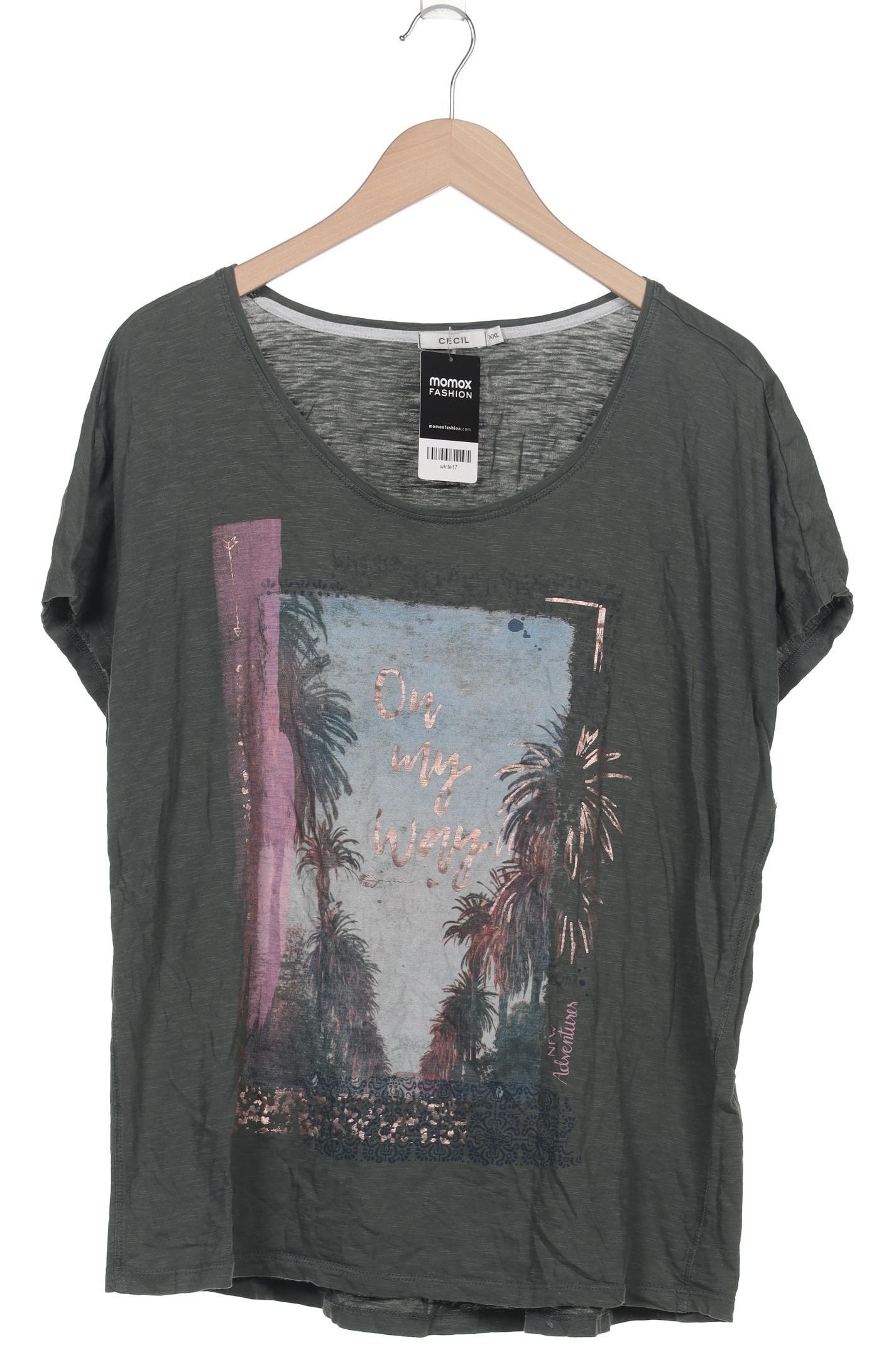 

Cecil Damen T-Shirt, grün, Gr. 46