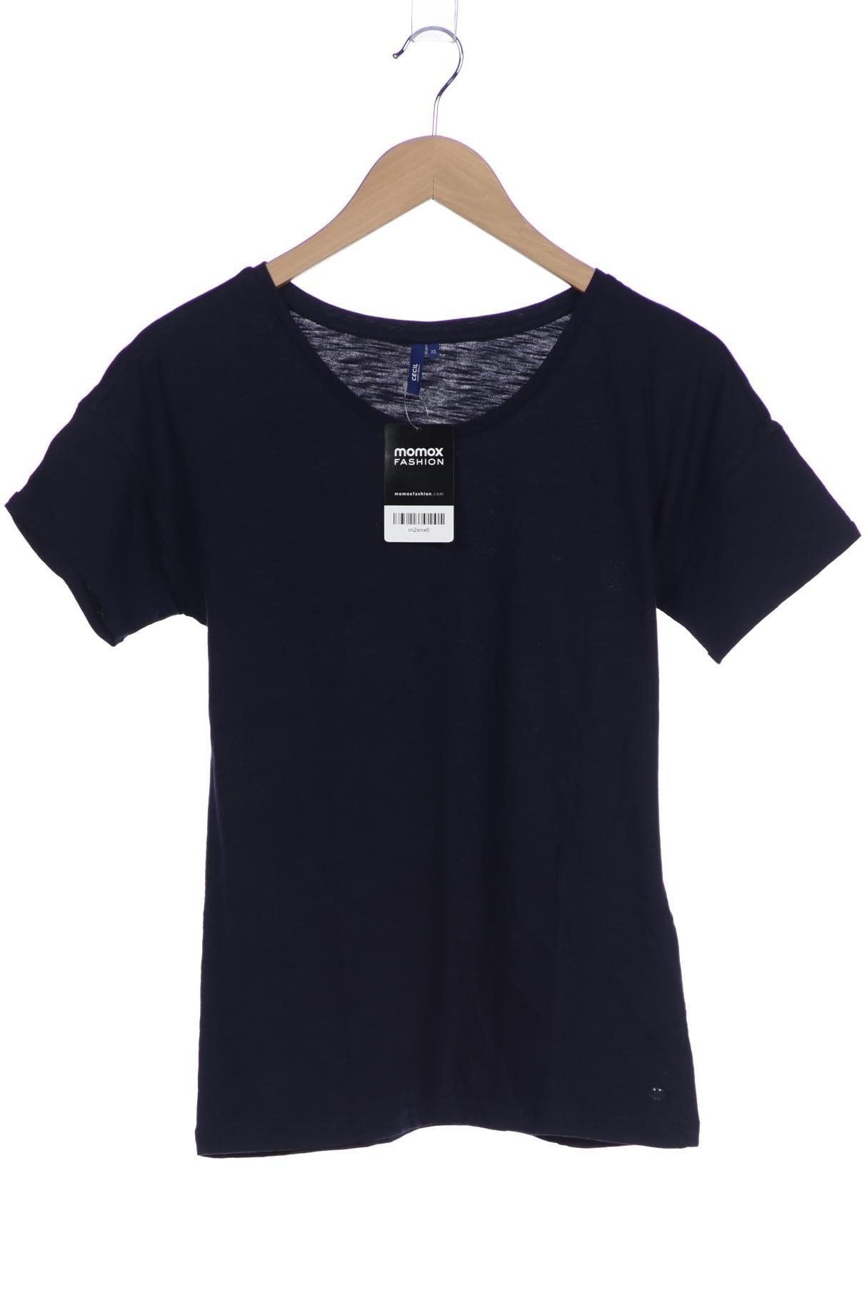 

Cecil Damen T-Shirt, marineblau, Gr. 34