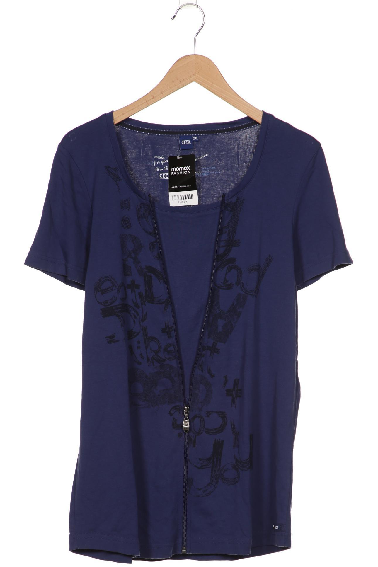 

CECIL Damen T-Shirt, blau