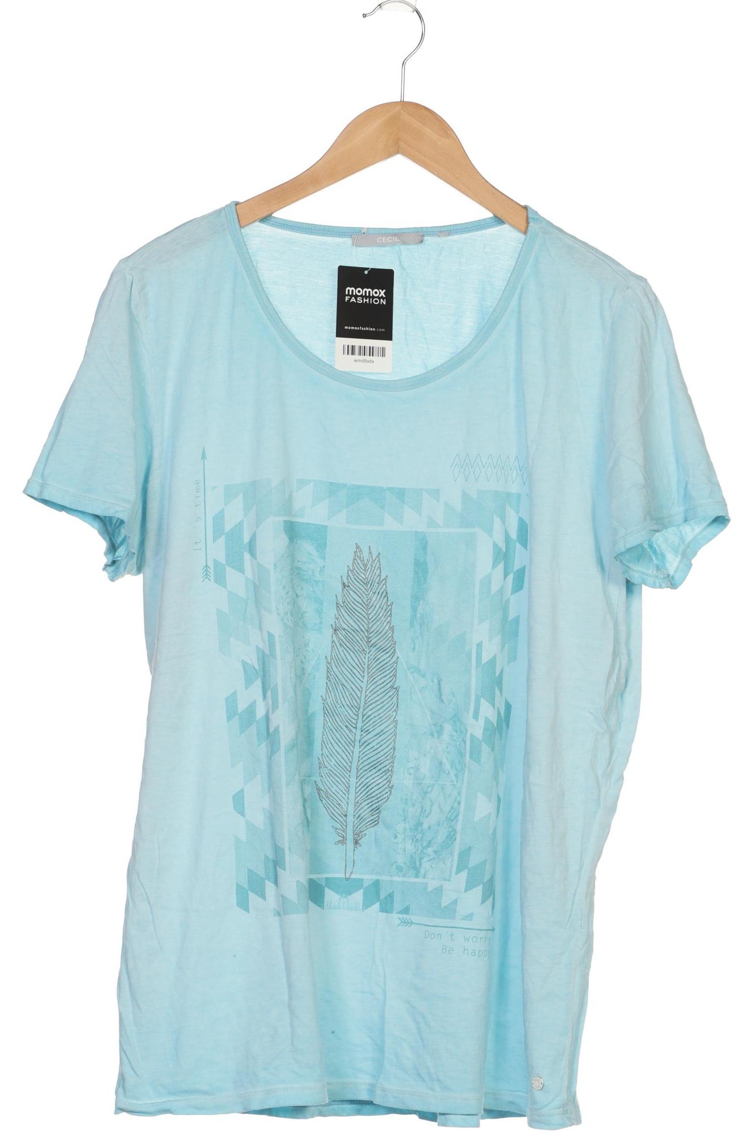

Cecil Damen T-Shirt, blau, Gr. 44