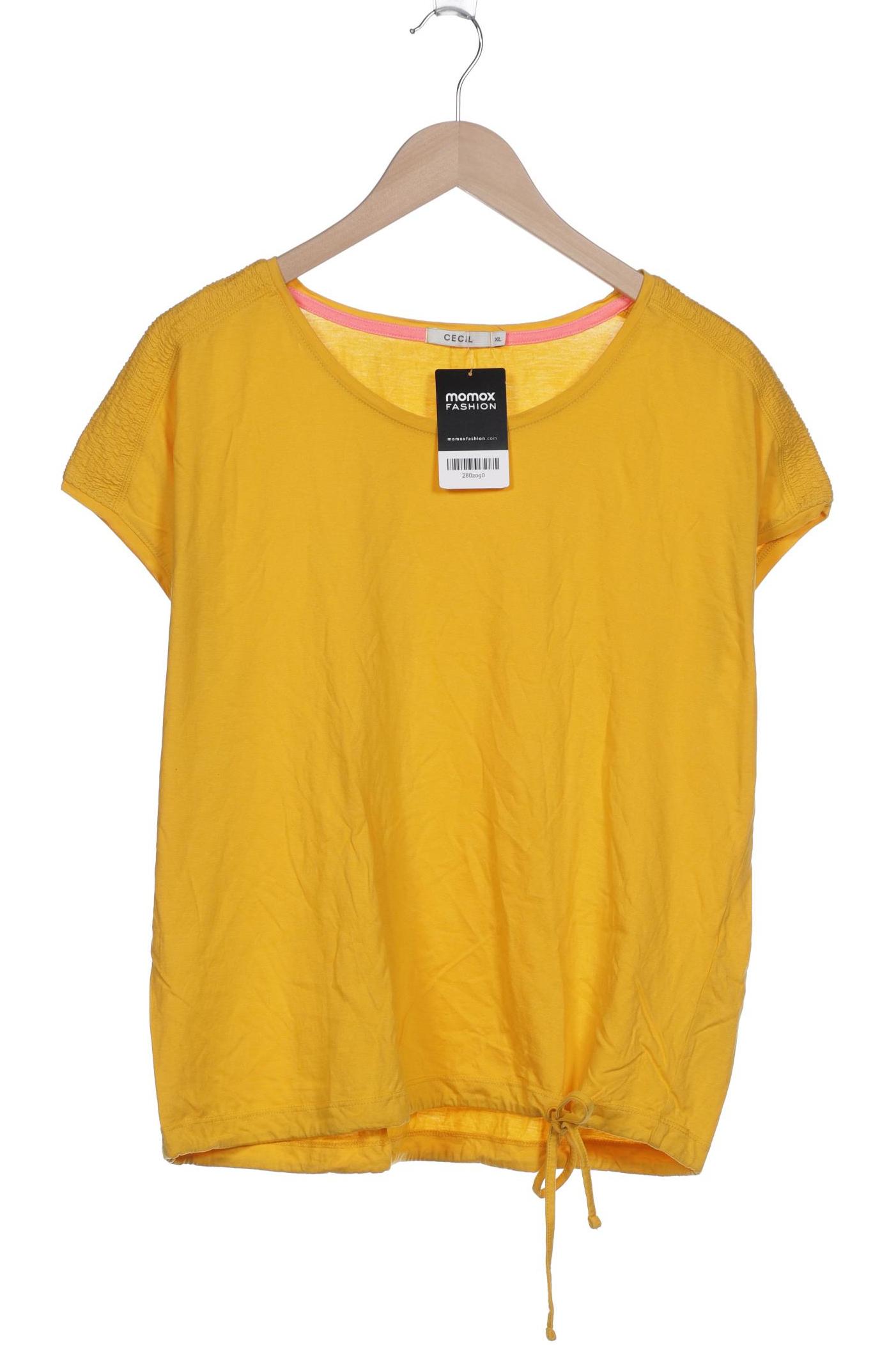 

CECIL Damen T-Shirt, gelb