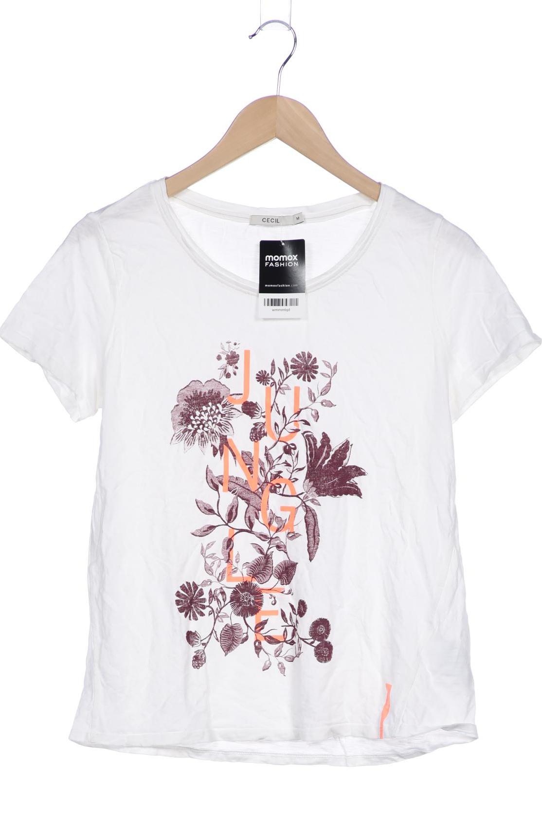 

Cecil Damen T-Shirt, cremeweiß, Gr. 38