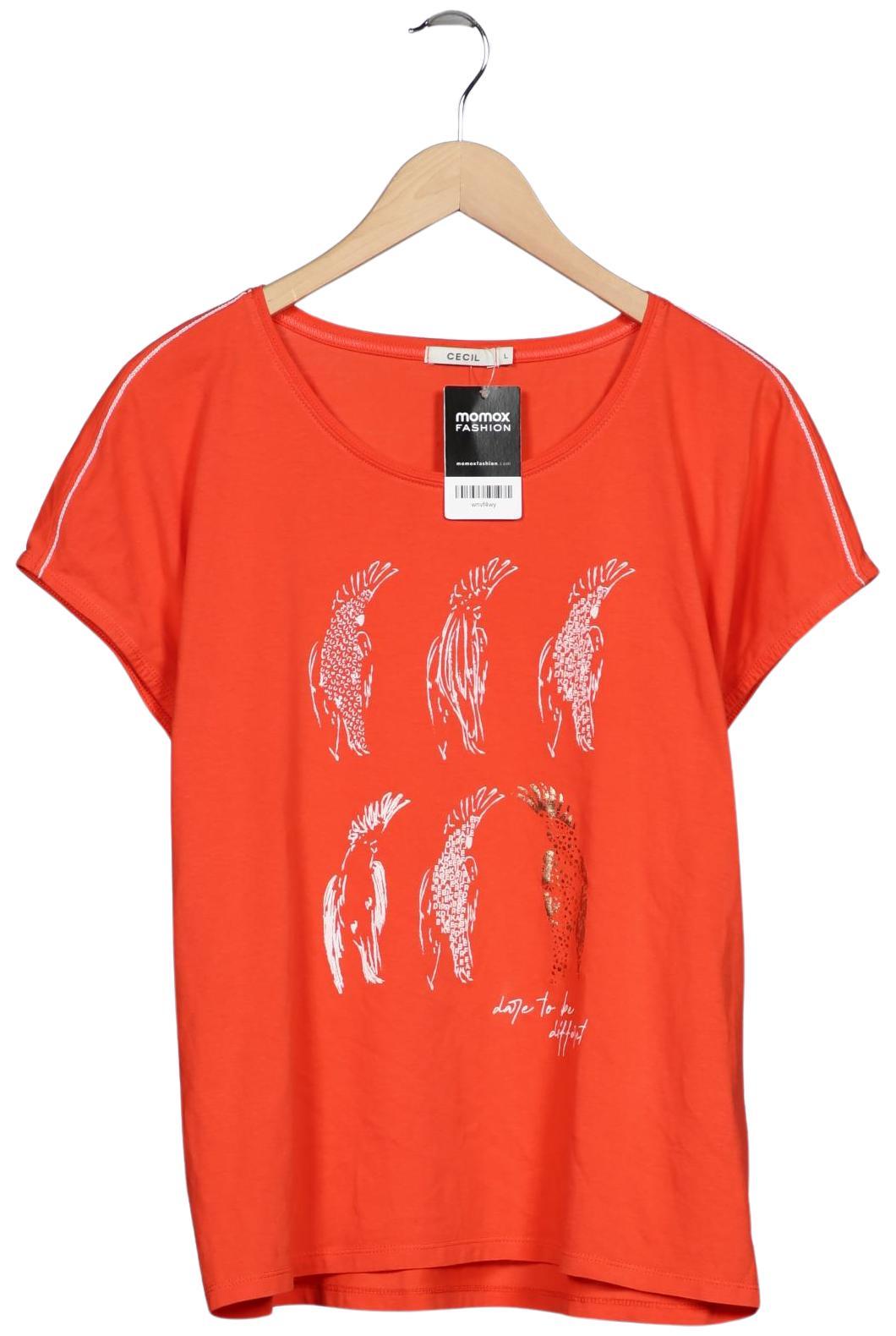 

Cecil Damen T-Shirt, orange, Gr. 42