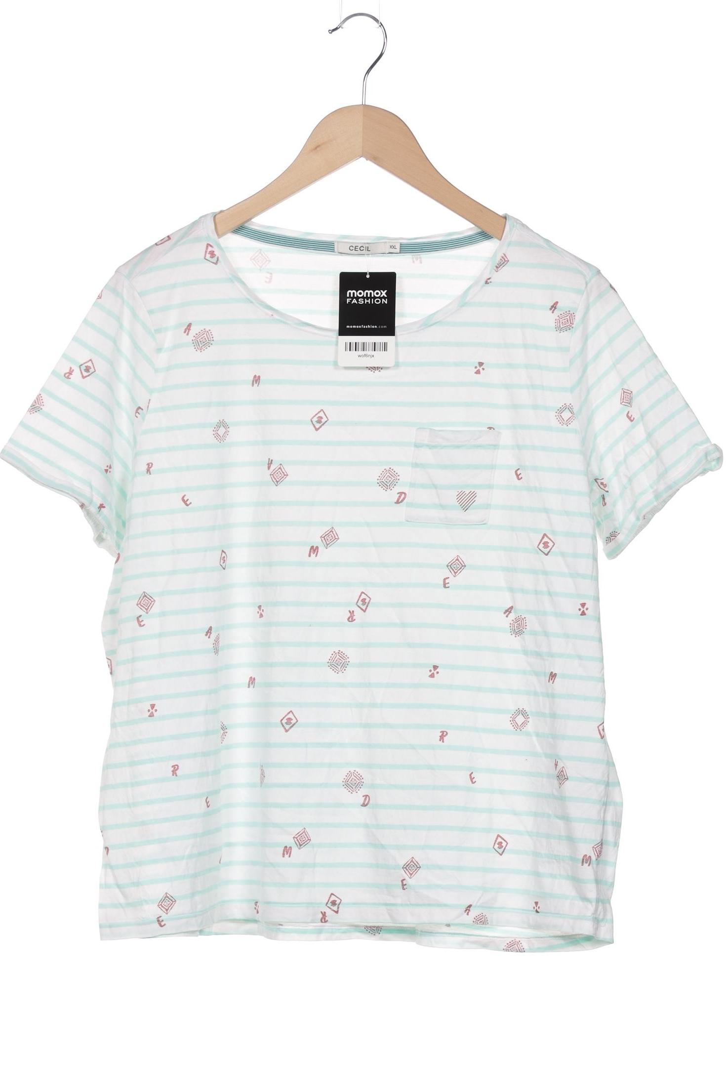 

Cecil Damen T-Shirt, hellgrün, Gr. 46