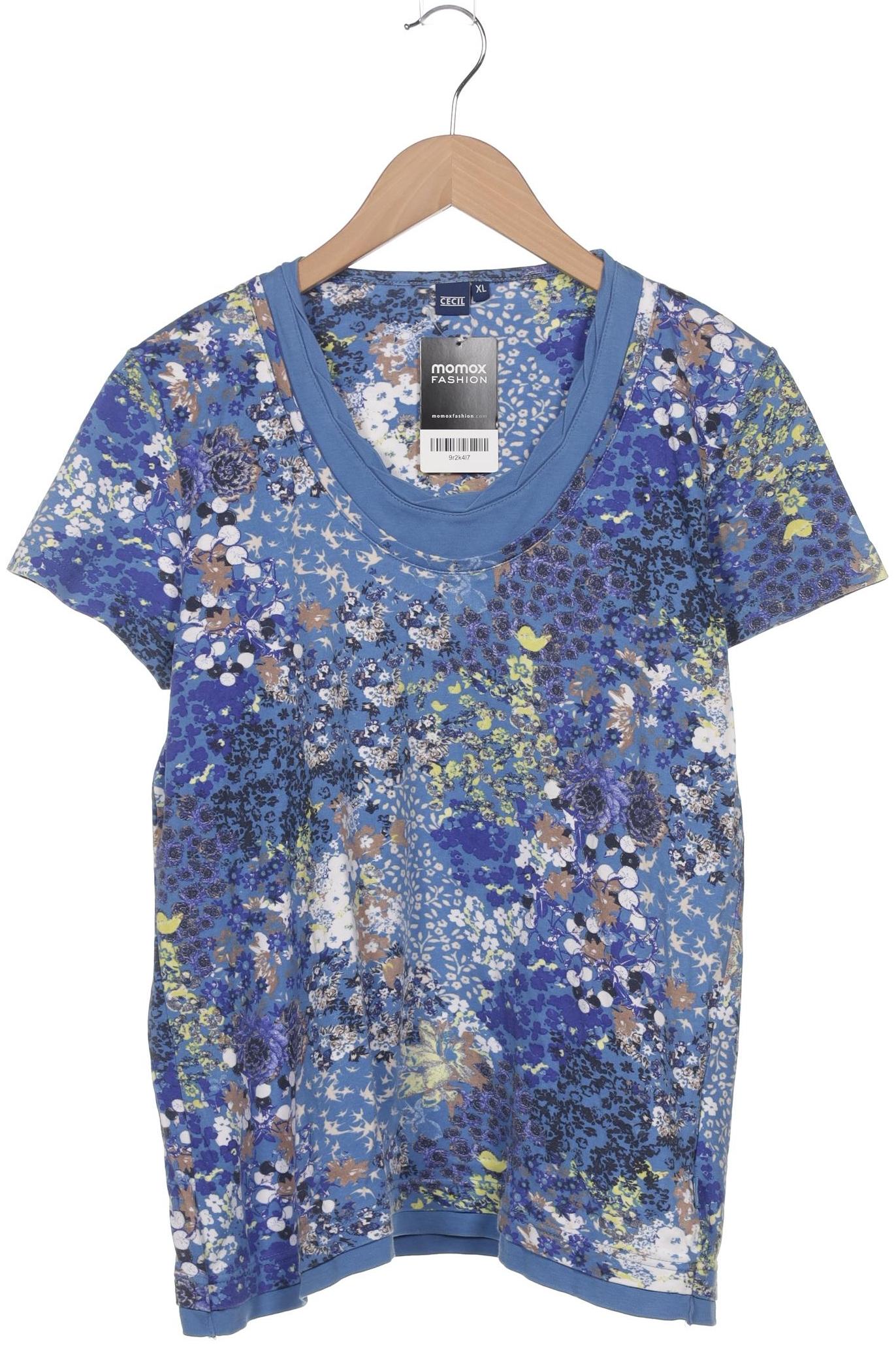 

Cecil Damen T-Shirt, blau, Gr. 44