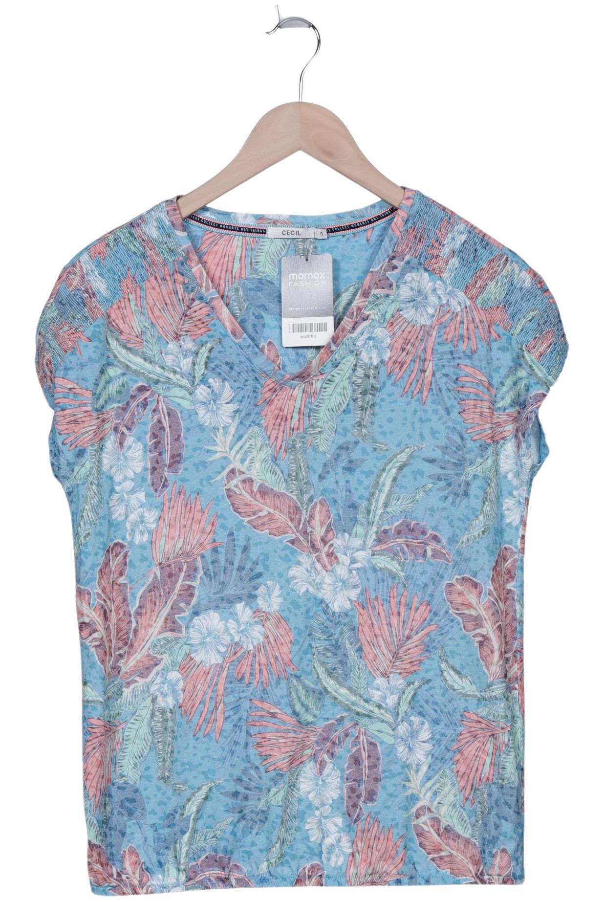 

Cecil Damen T-Shirt, blau, Gr. 36