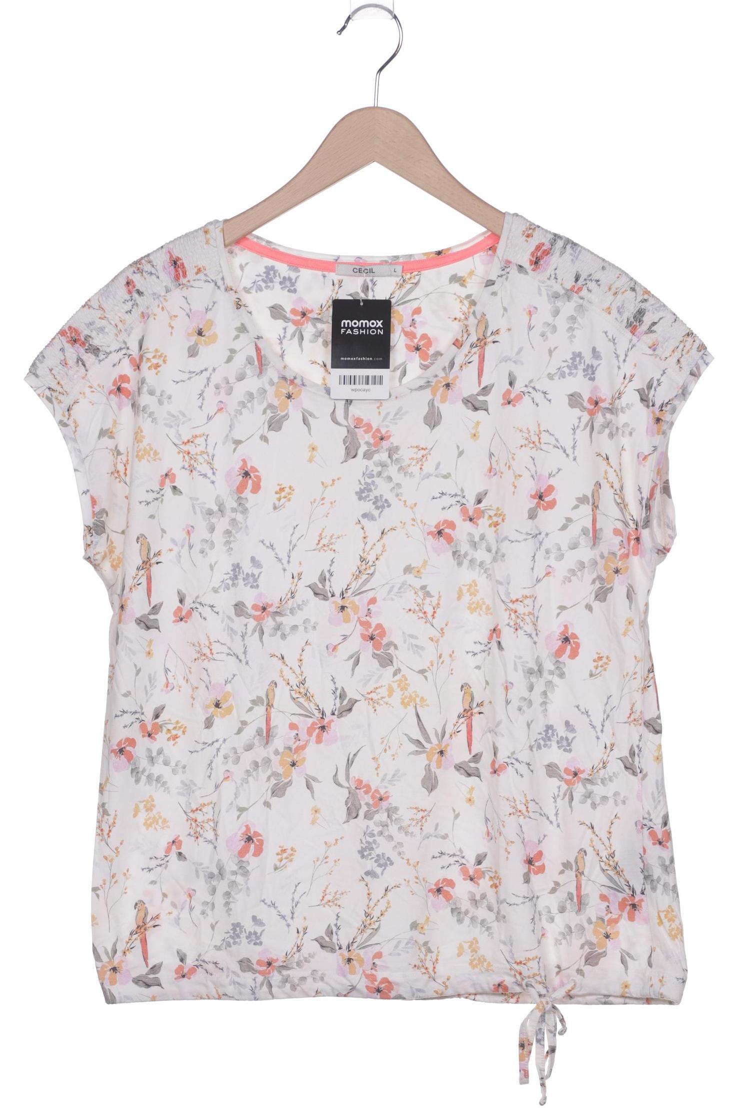 

Cecil Damen T-Shirt, cremeweiß, Gr. 42