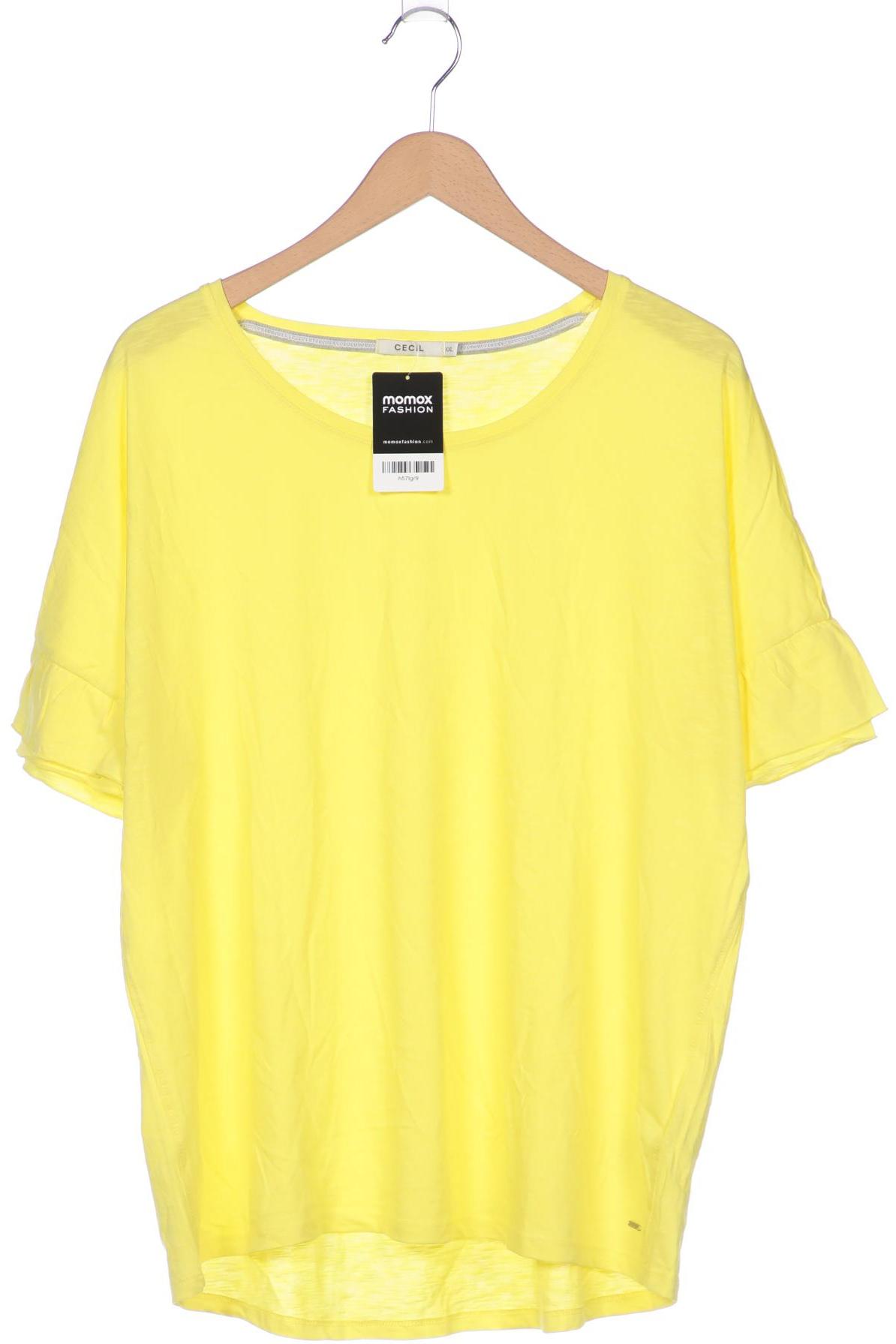 

Cecil Damen T-Shirt, gelb, Gr. 46