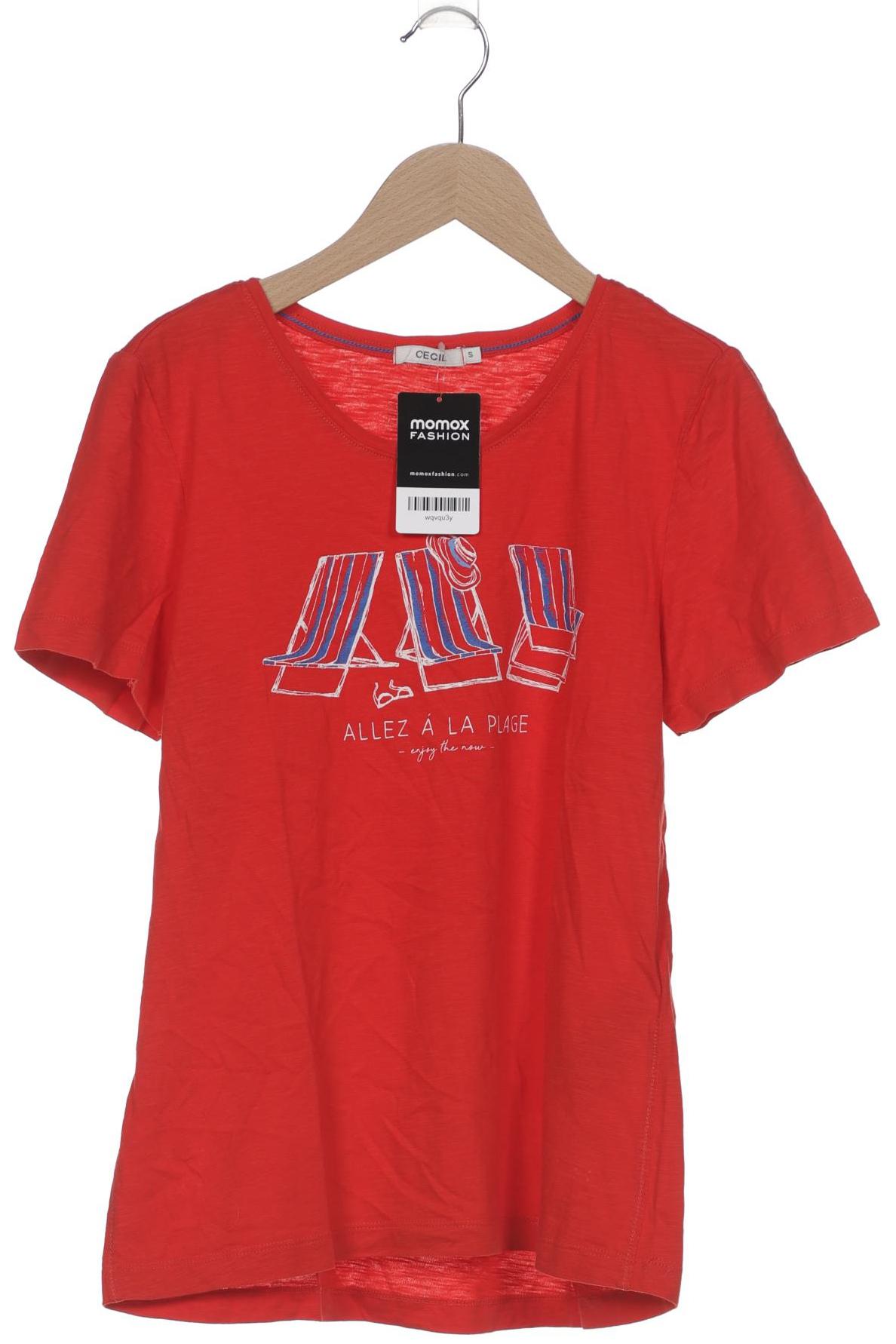 

Cecil Damen T-Shirt, rot, Gr. 36