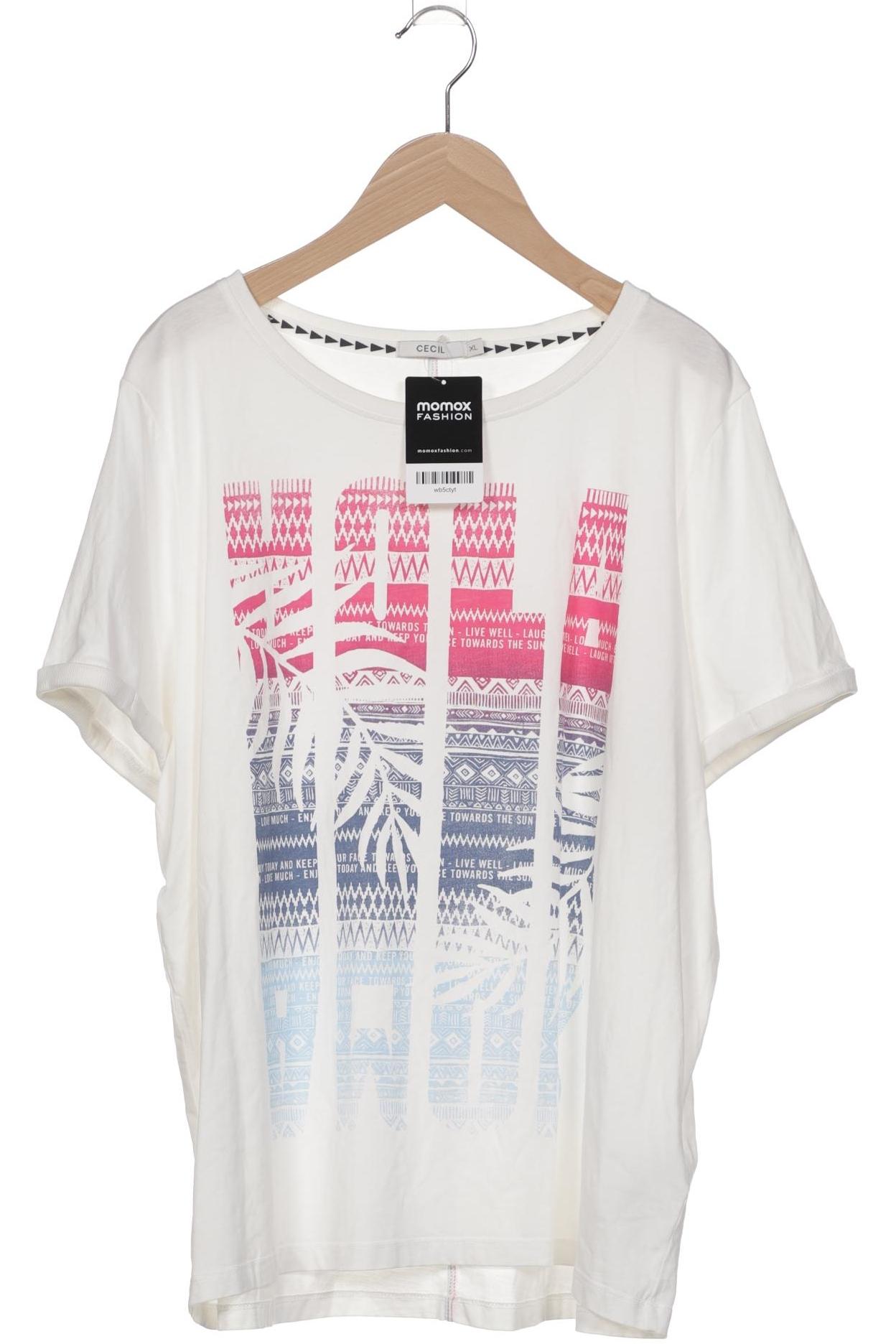 

Cecil Damen T-Shirt, weiß, Gr. 44