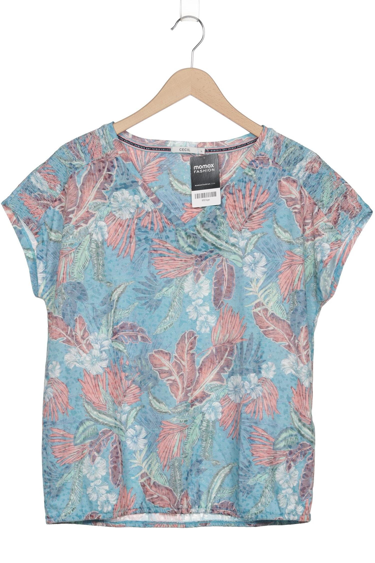 

Cecil Damen T-Shirt, blau, Gr. 42