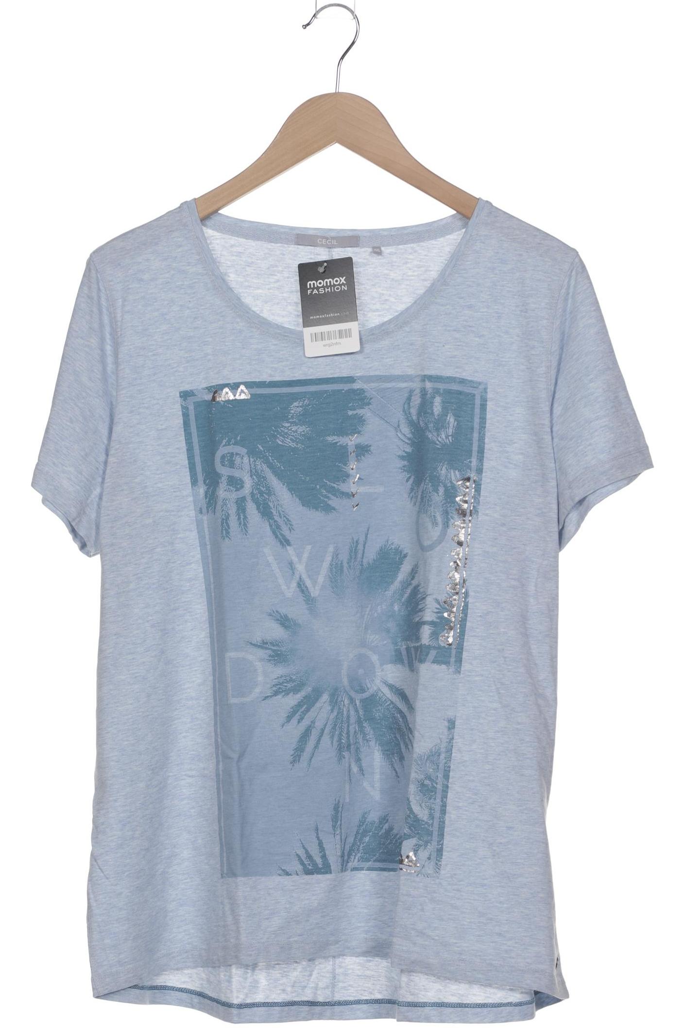 

Cecil Damen T-Shirt, blau, Gr. 46