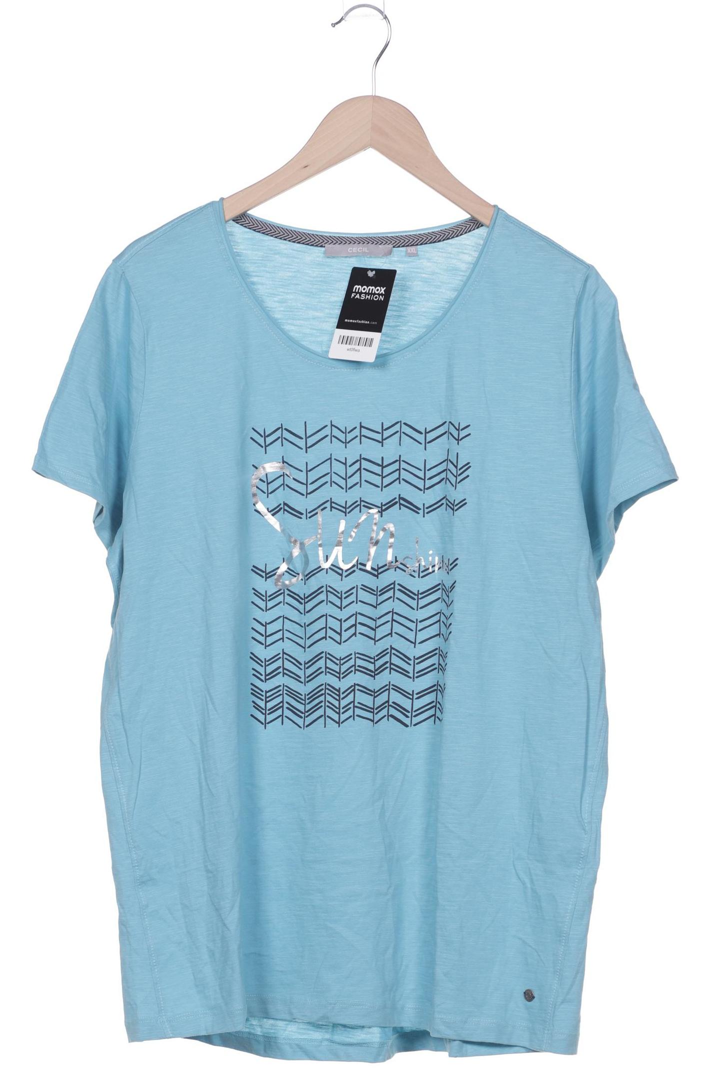 

Cecil Damen T-Shirt, hellblau, Gr. 46