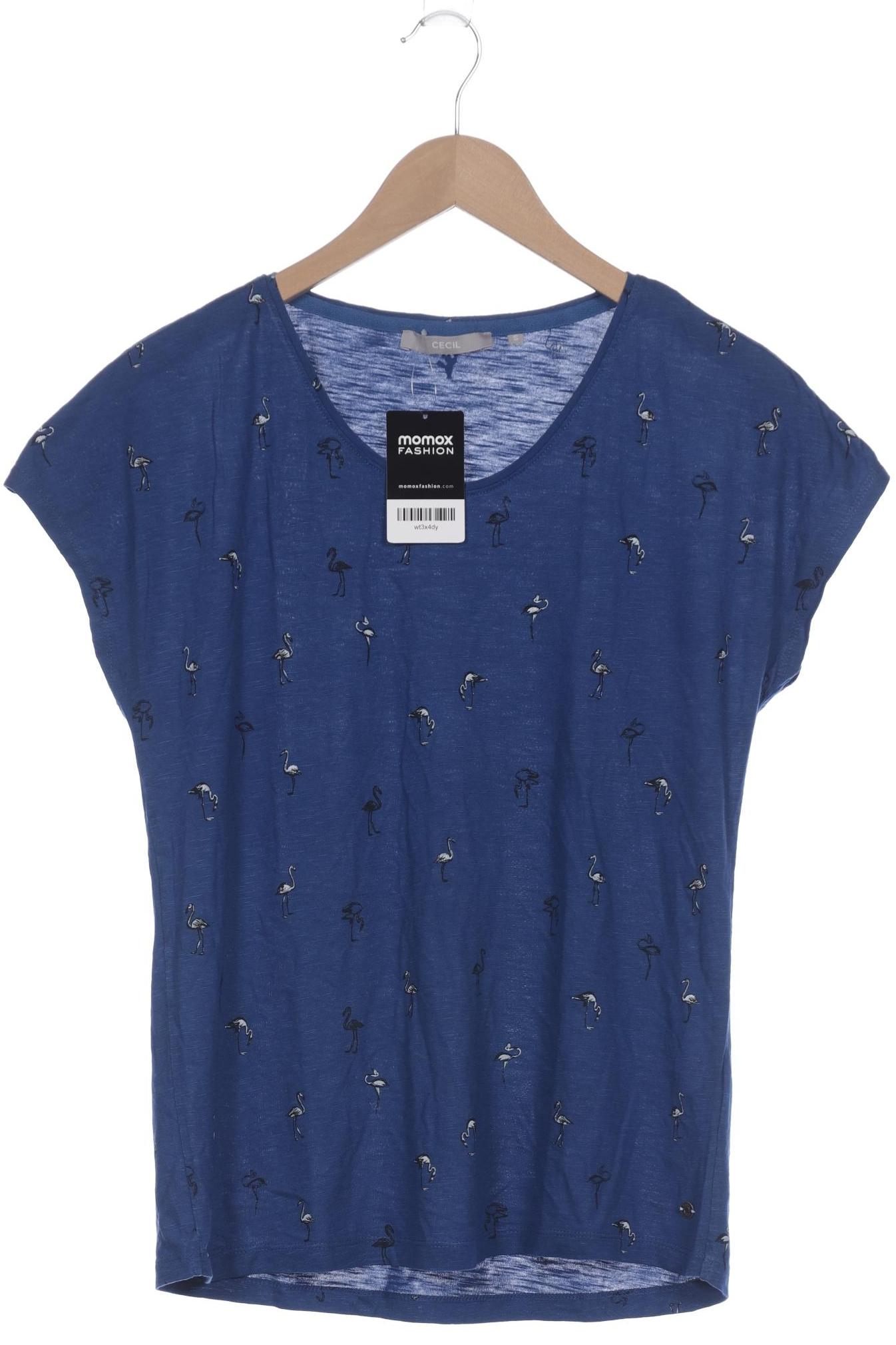 

Cecil Damen T-Shirt, blau, Gr. 36