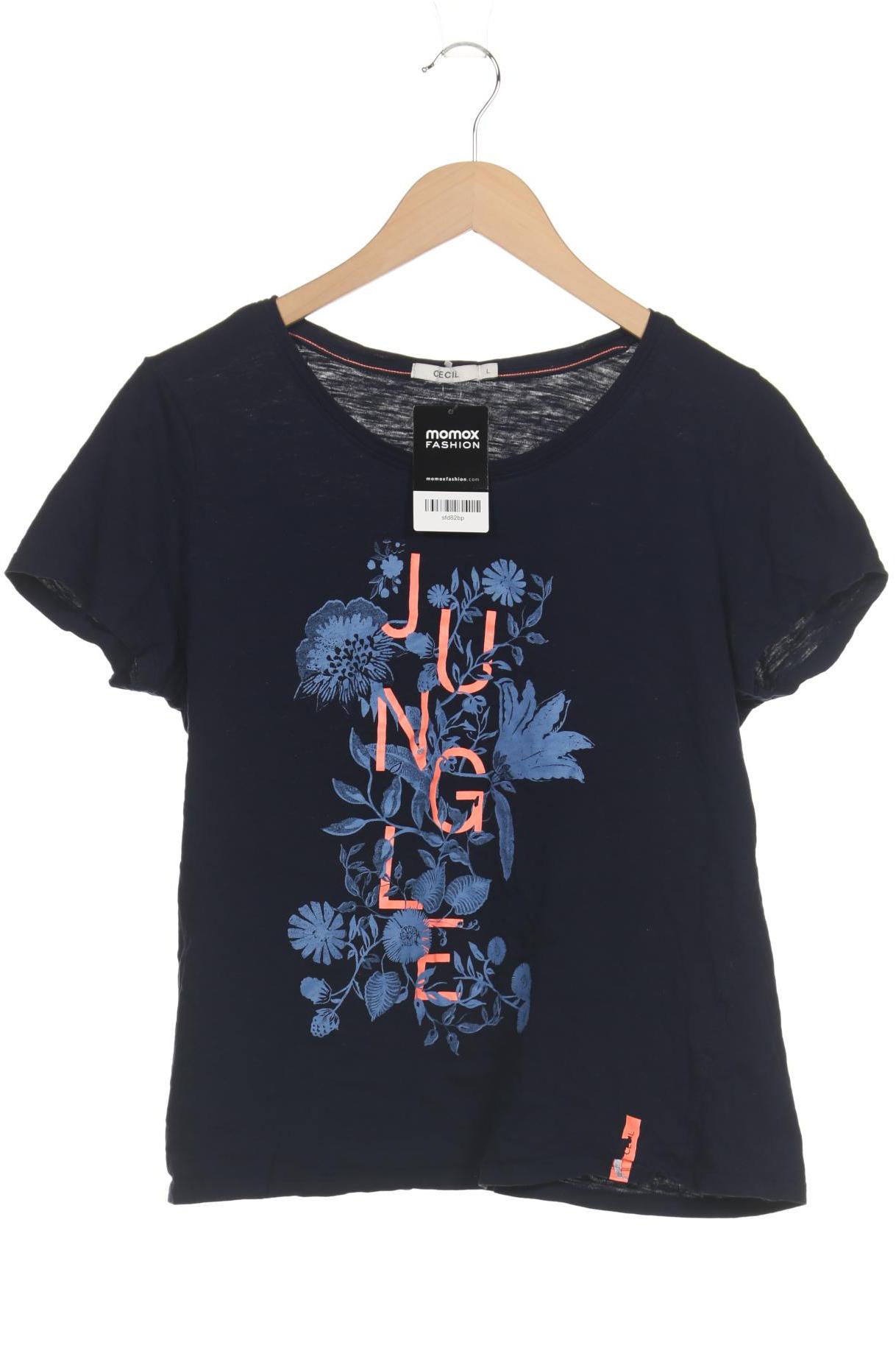

Cecil Damen T-Shirt, marineblau, Gr. 42