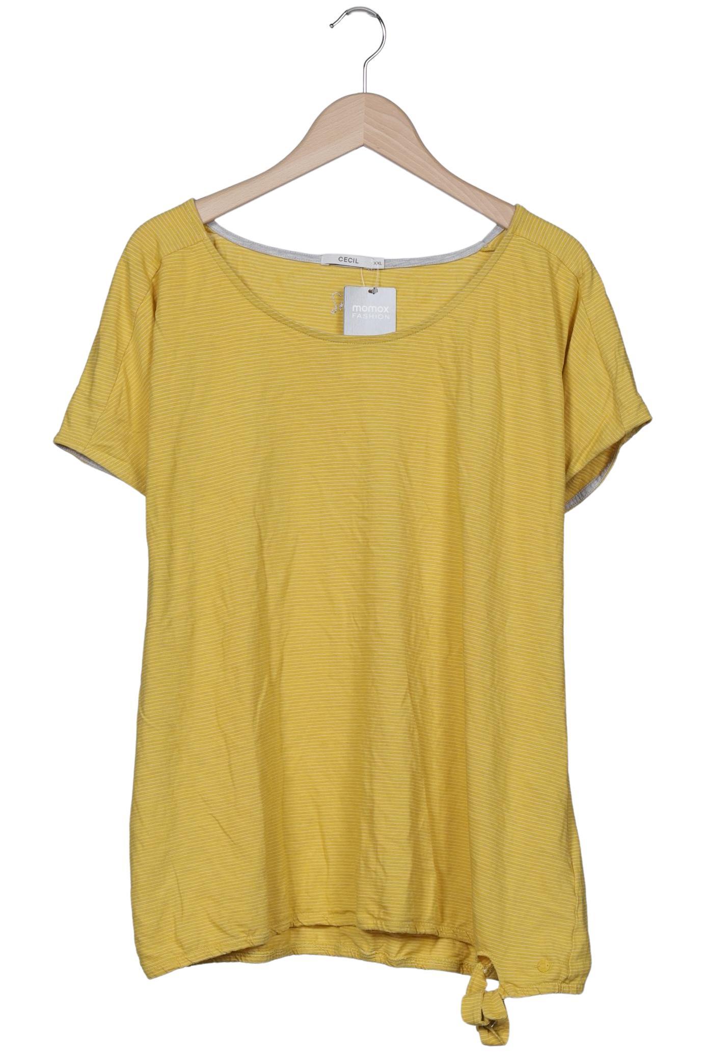 

Cecil Damen T-Shirt, gelb, Gr. 46