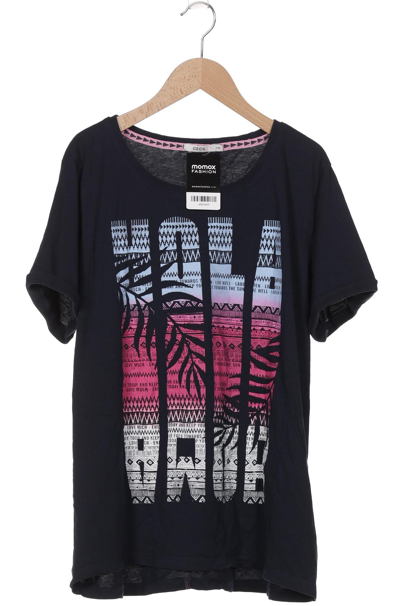 

Cecil Damen T-Shirt, marineblau, Gr. 46