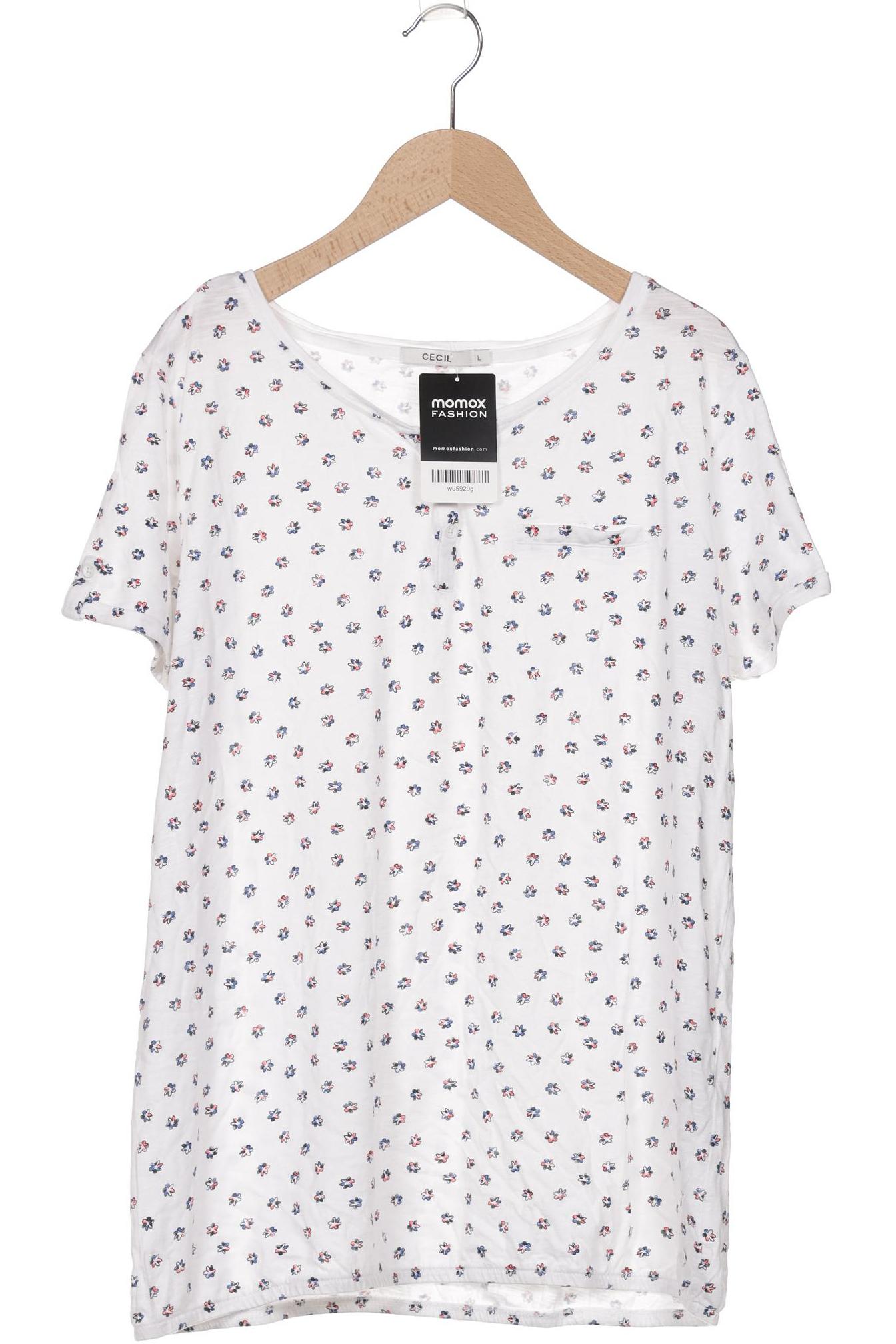 

Cecil Damen T-Shirt, weiß, Gr. 42
