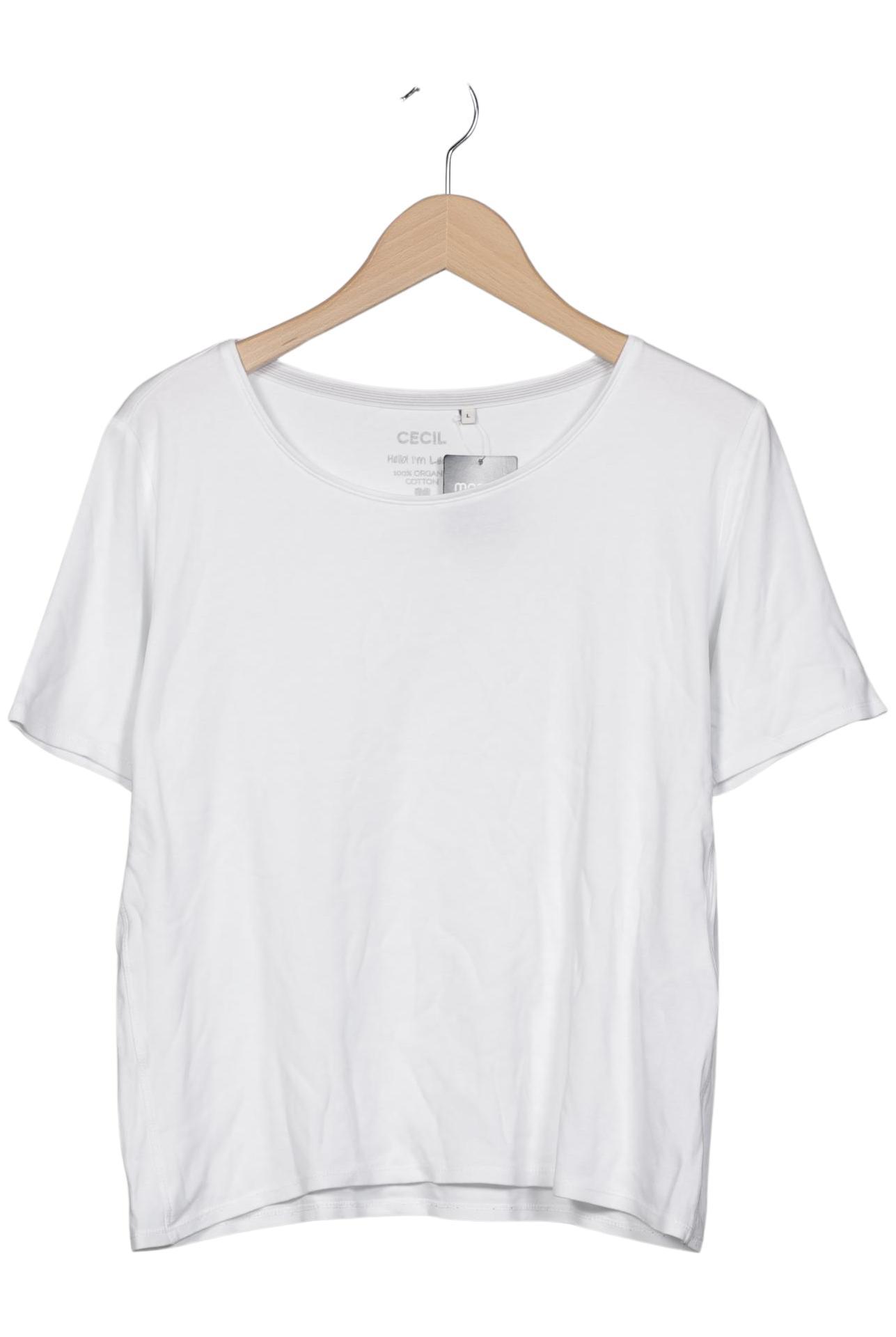 

Cecil Damen T-Shirt, weiß, Gr. 42