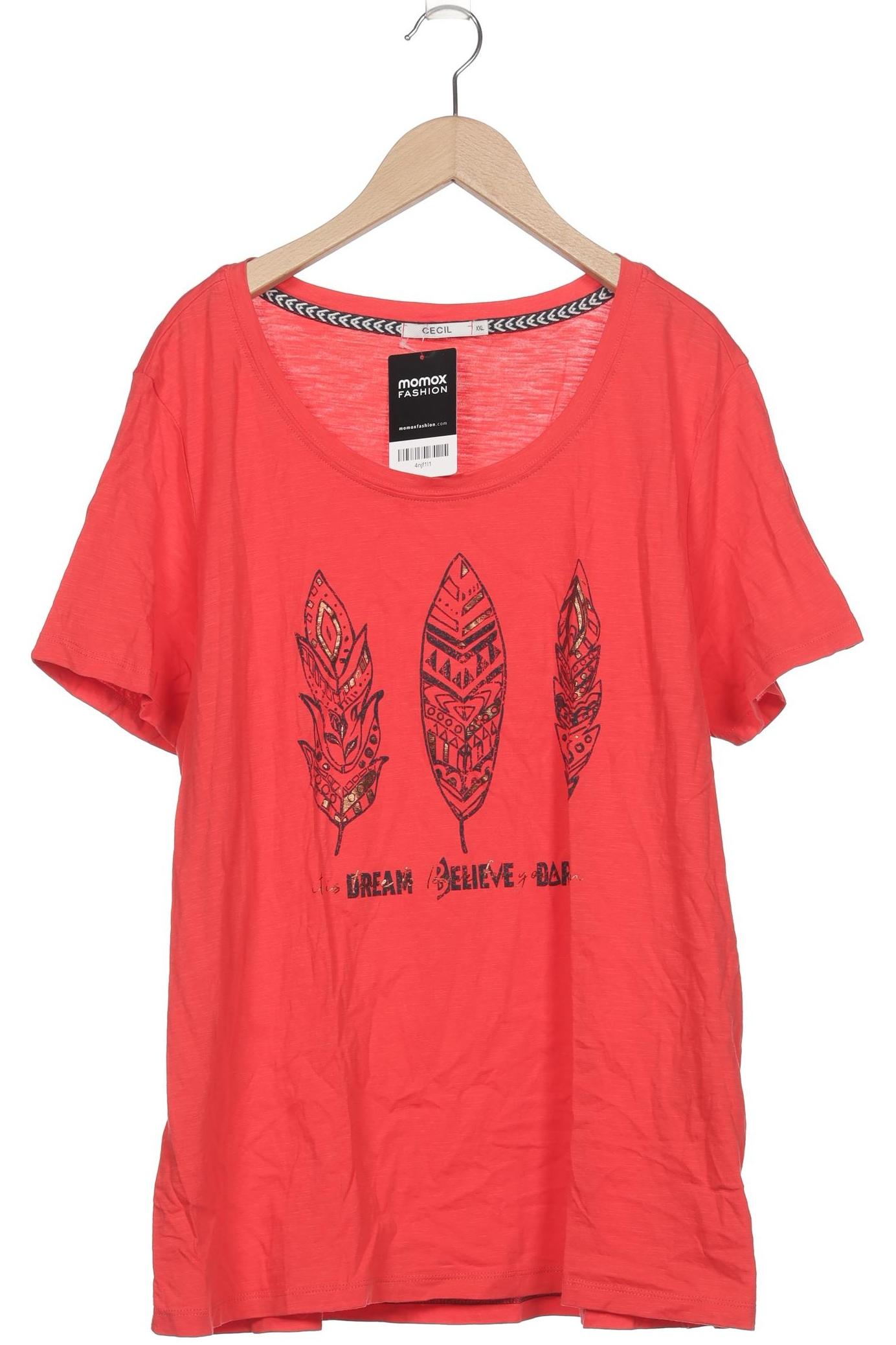 

Cecil Damen T-Shirt, rot, Gr. 46