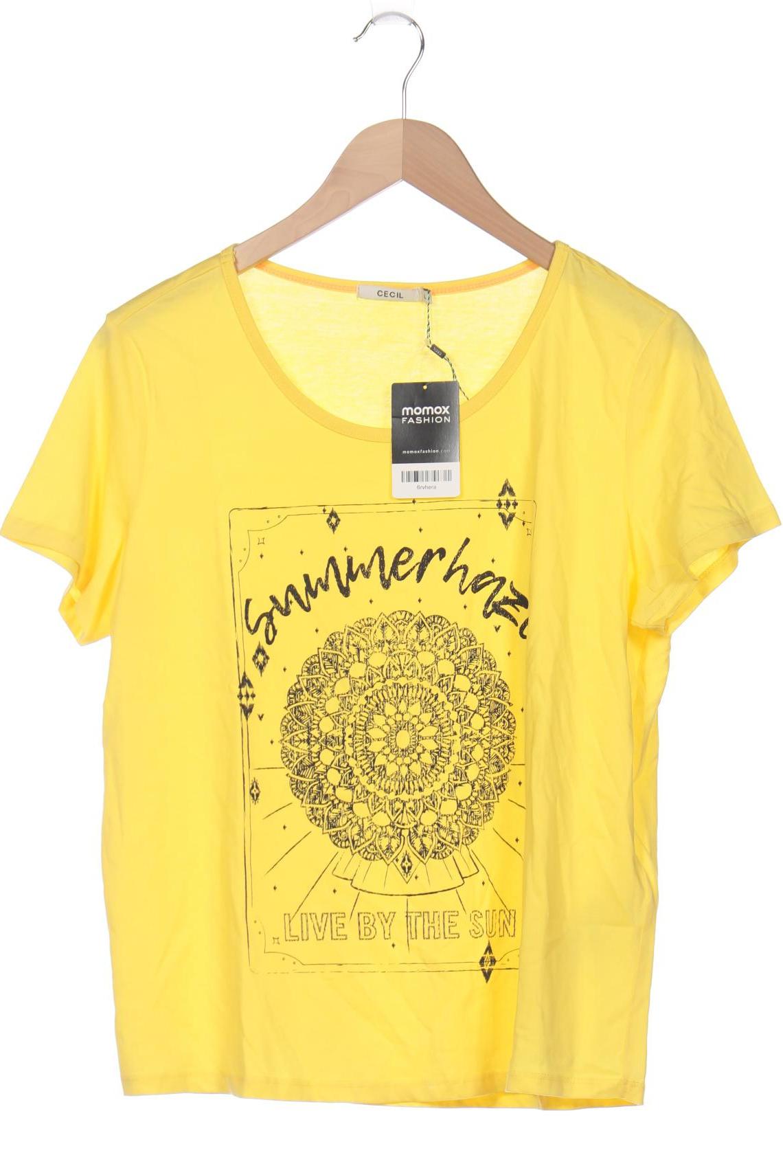 

Cecil Damen T-Shirt, gelb, Gr. 42