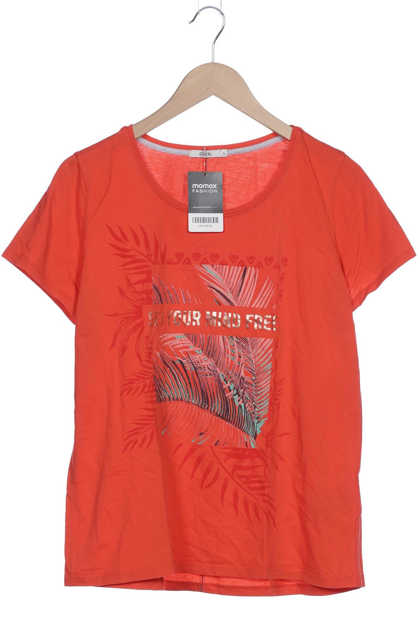 

Cecil Damen T-Shirt, rot, Gr. 42