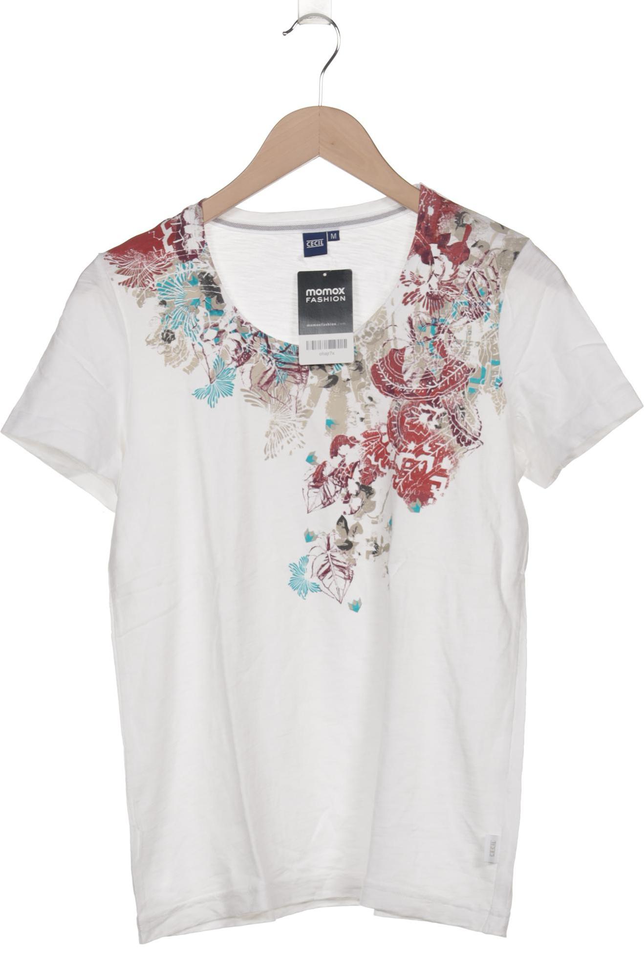 

Cecil Damen T-Shirt, weiß, Gr. 38