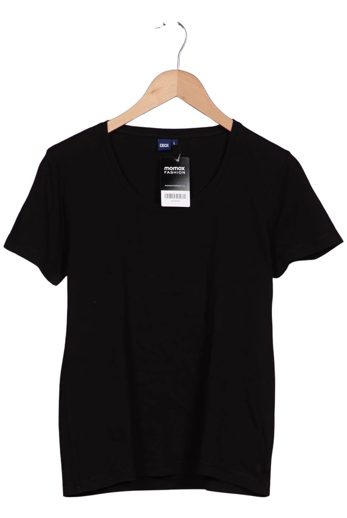 

Cecil Damen T-Shirt, schwarz, Gr. 42