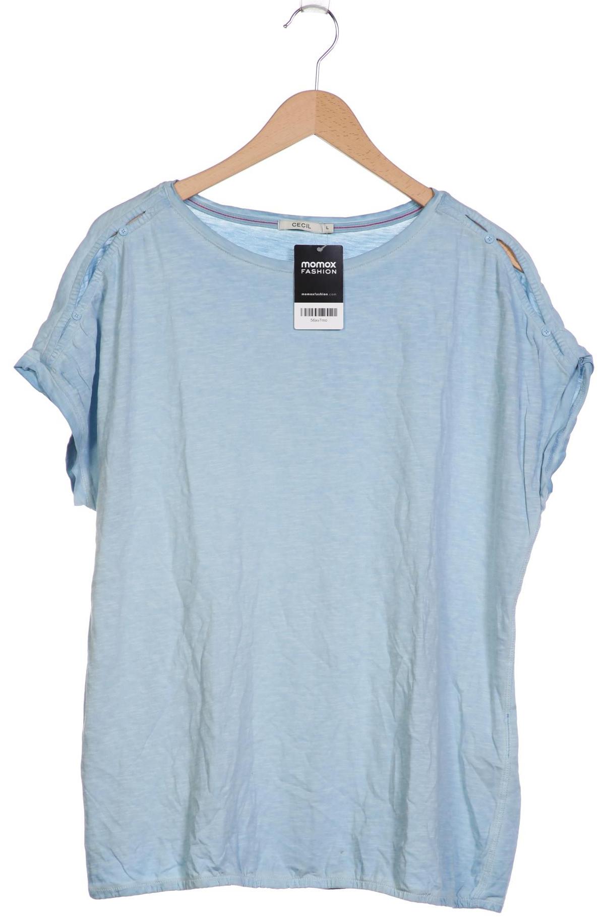 

Cecil Damen T-Shirt, hellblau, Gr. 42