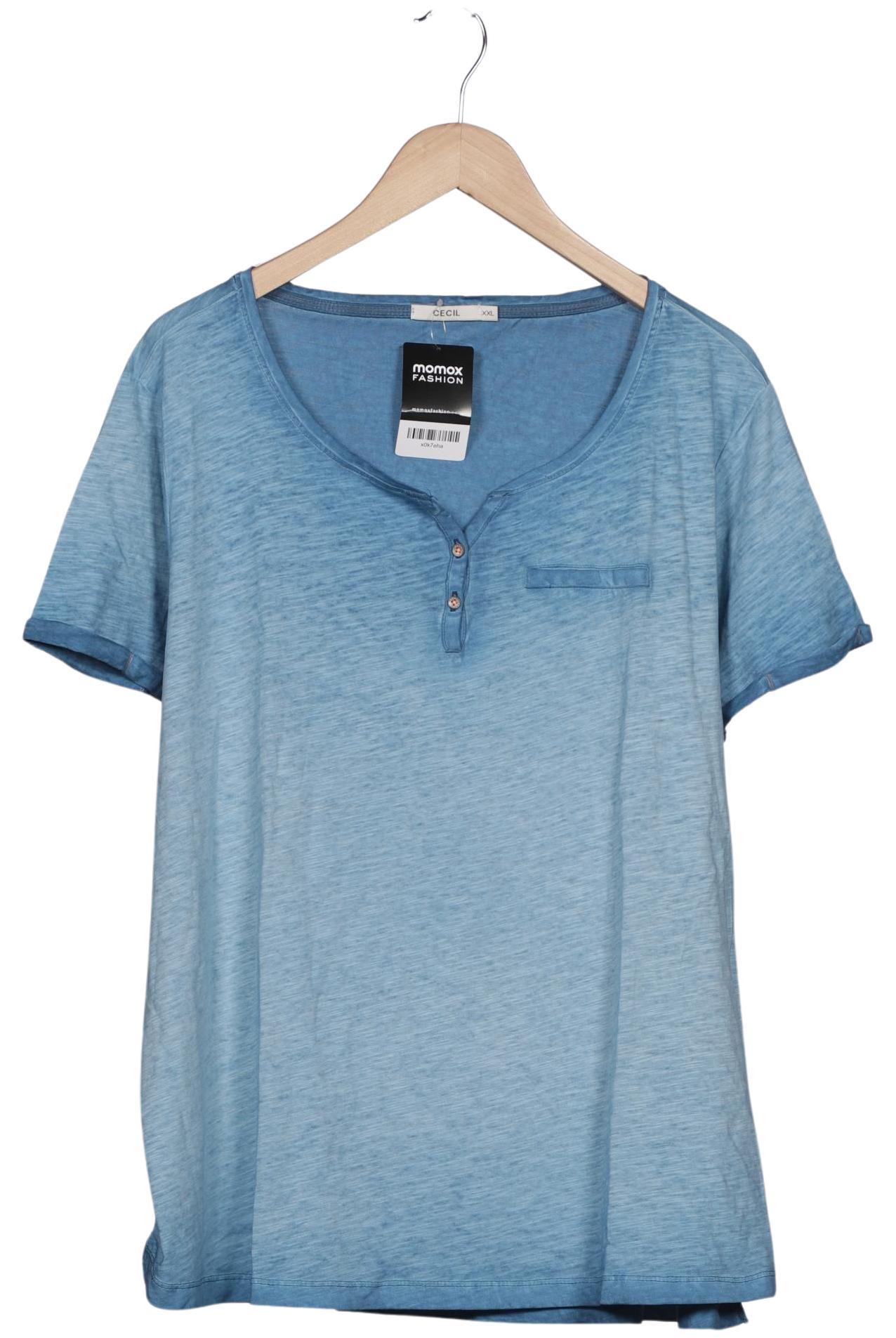 

Cecil Damen T-Shirt, blau, Gr. 46