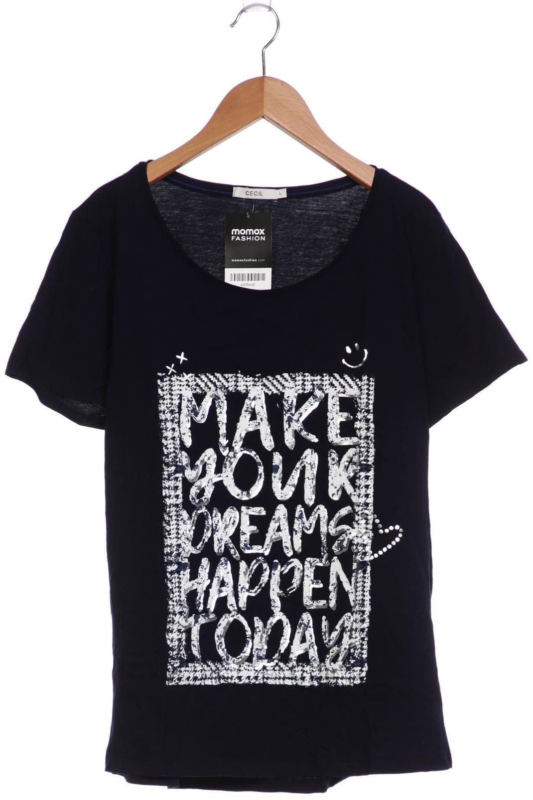 

Cecil Damen T-Shirt, marineblau, Gr. 42